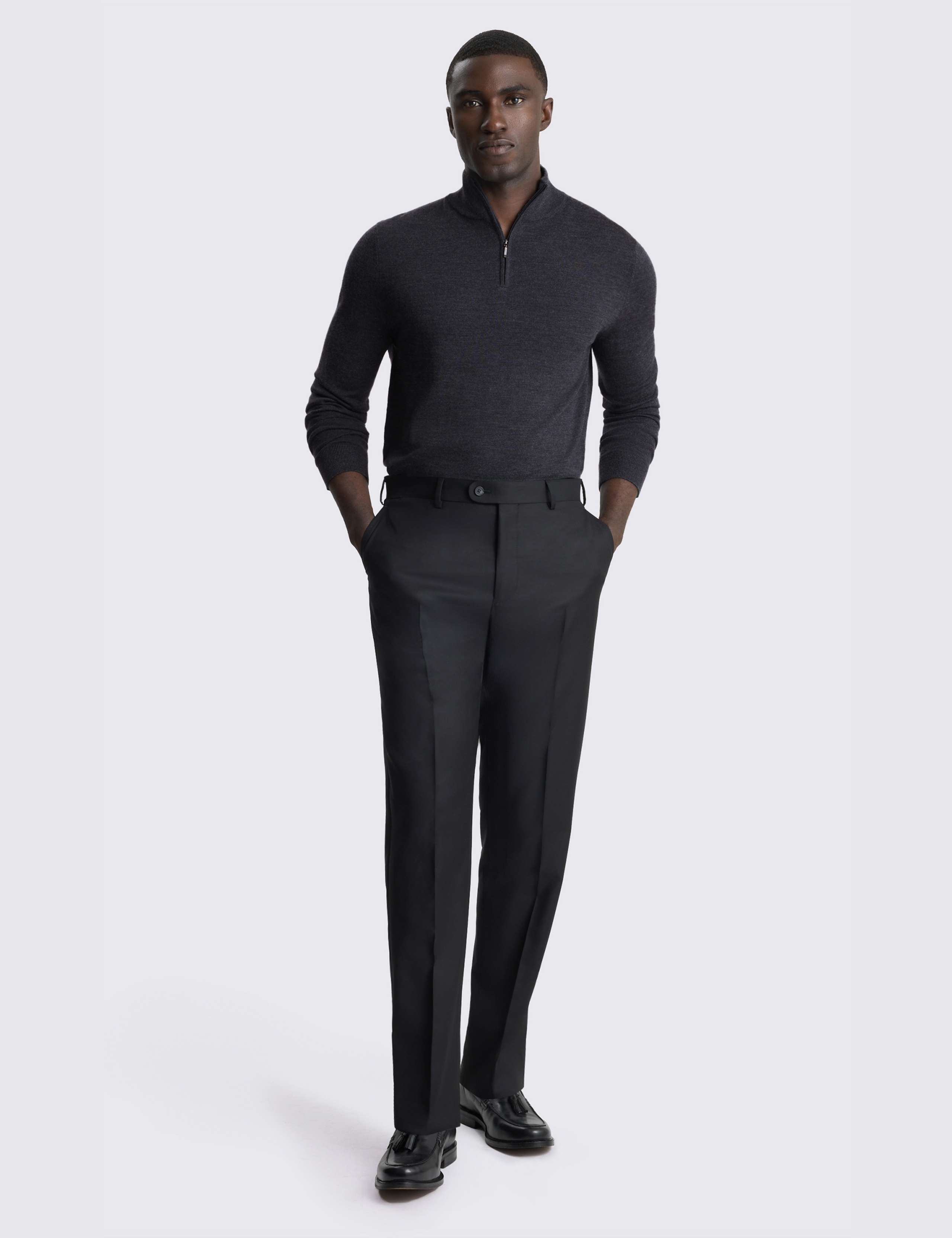 Merino Wool Rich Half Zip Jumper 2 of 3