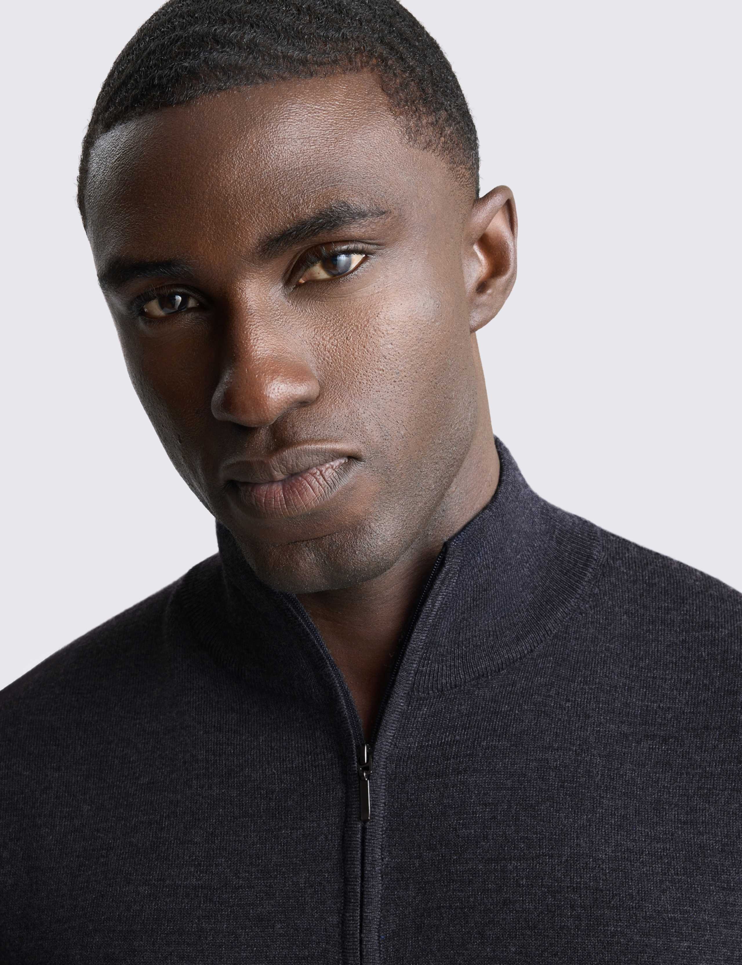 Merino Wool Rich Half Zip Jumper 3 of 3