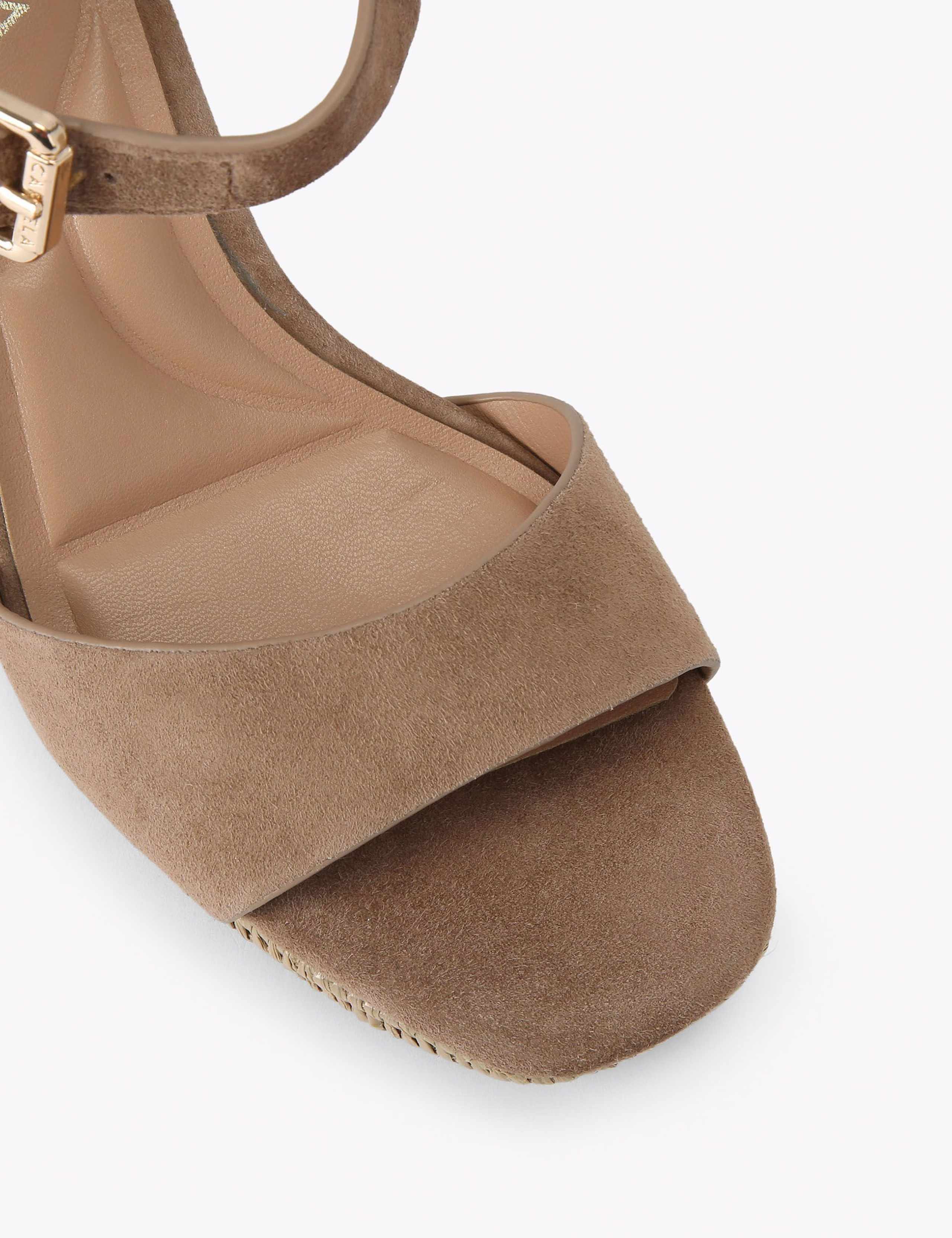 Suede Wedge Sandals 3 of 4