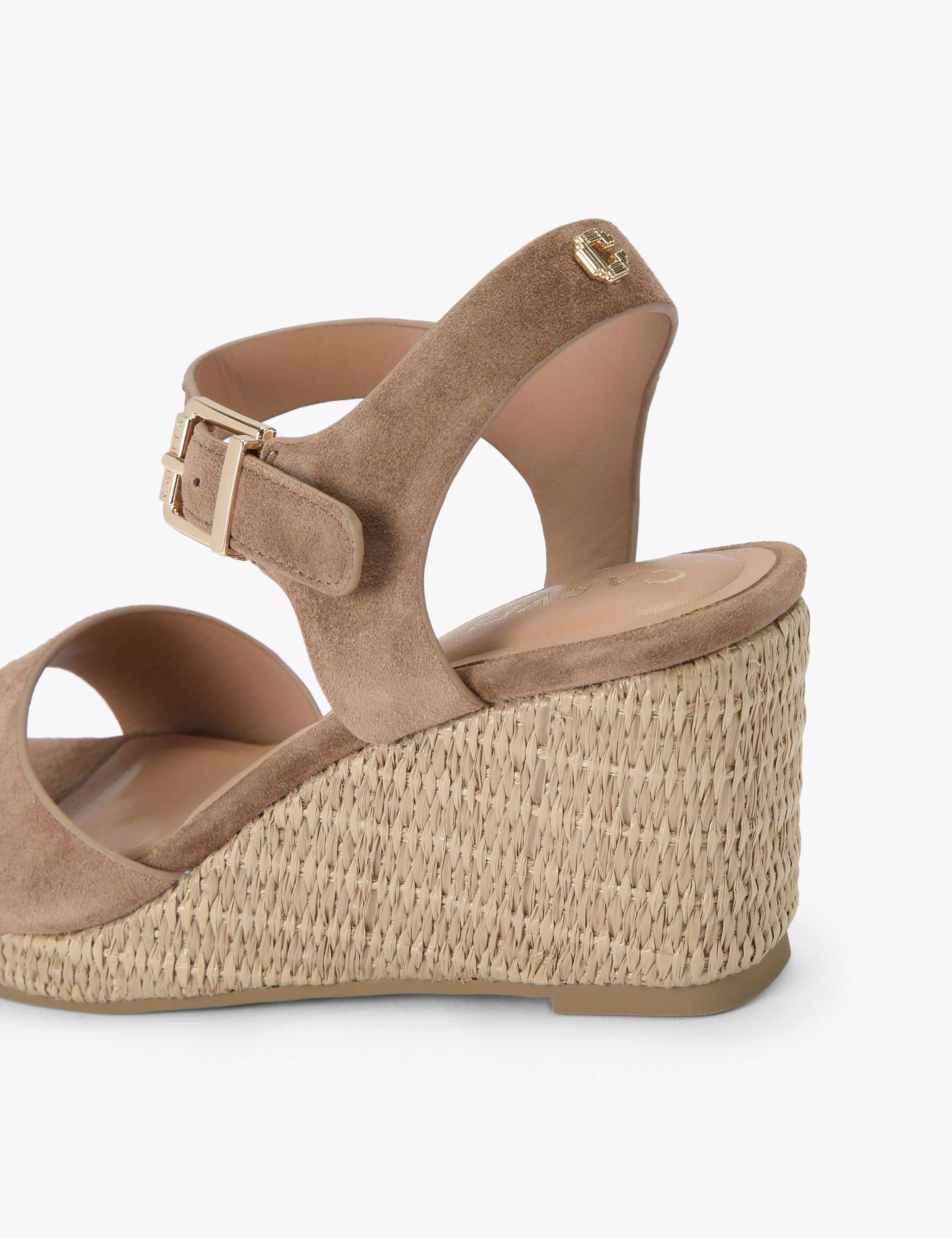 Suede Wedge Sandals 4 of 4