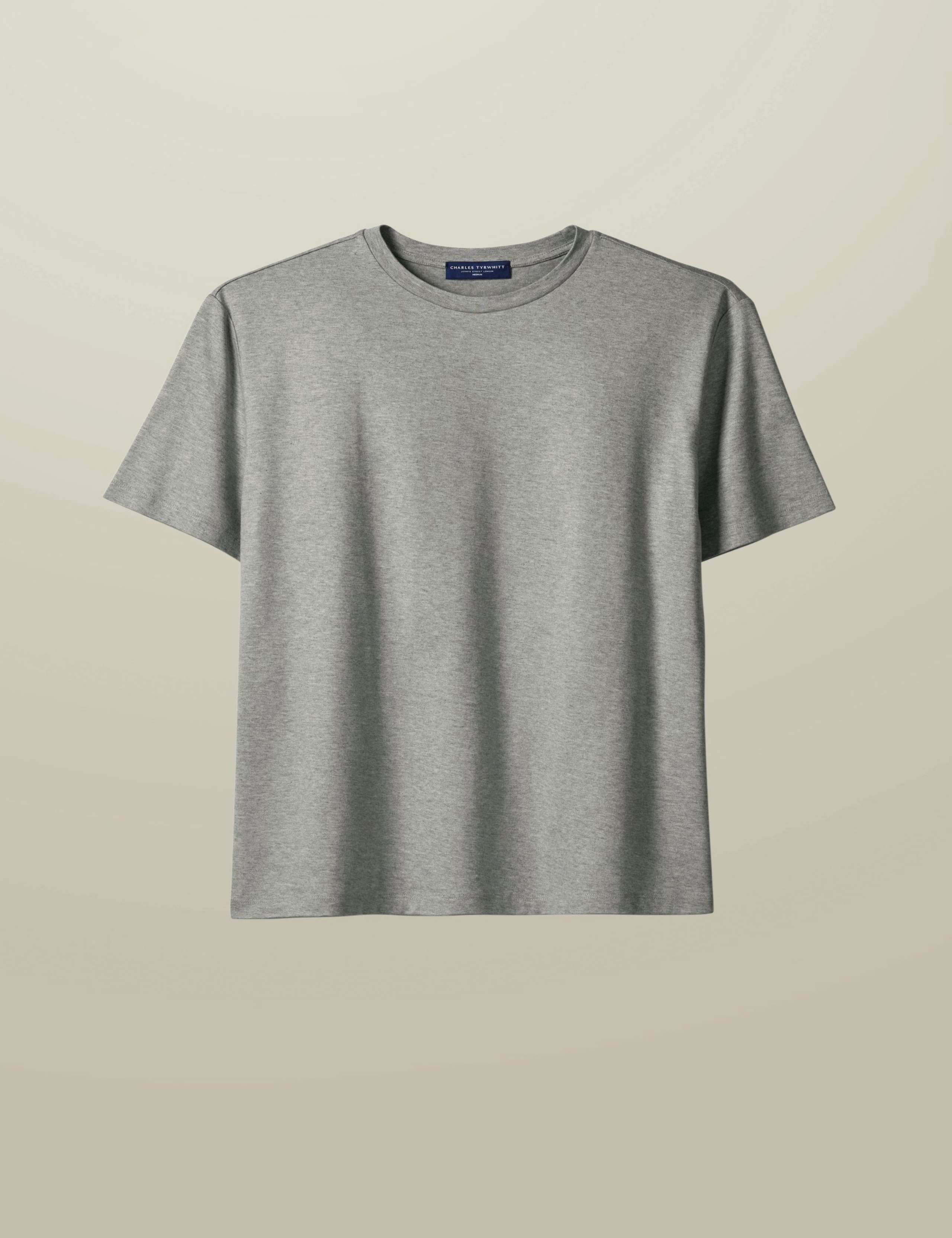 Pure Cotton Jersey Crew Neck T-Shirt 4 of 6