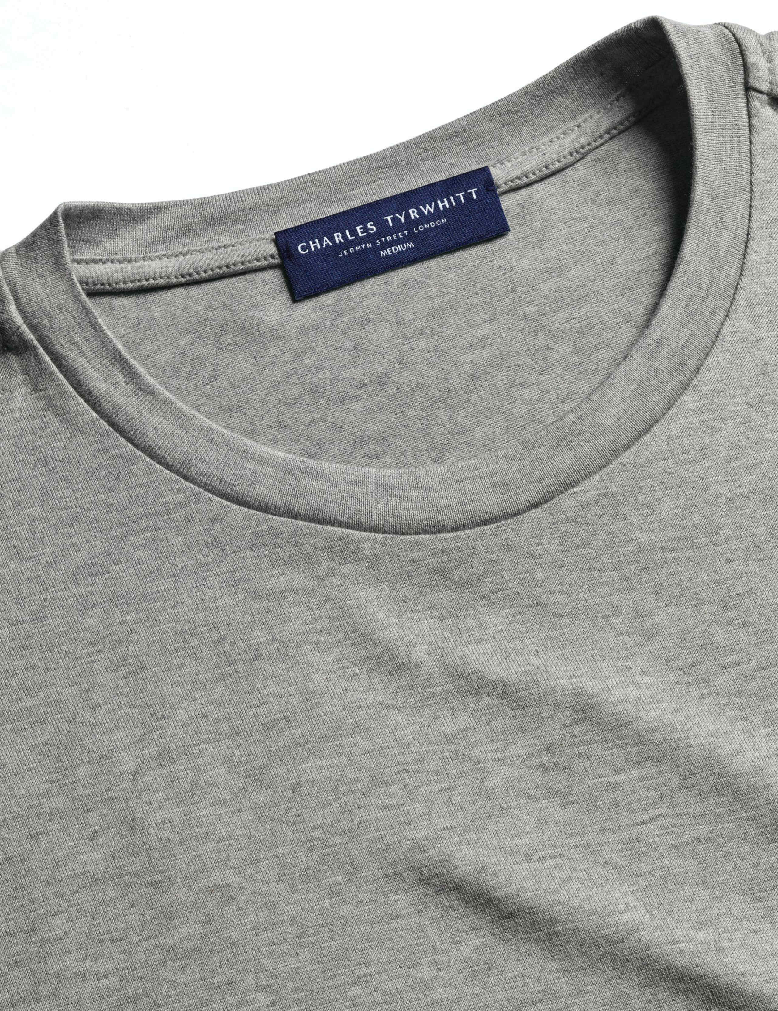 Pure Cotton Jersey Crew Neck T-Shirt 5 of 6