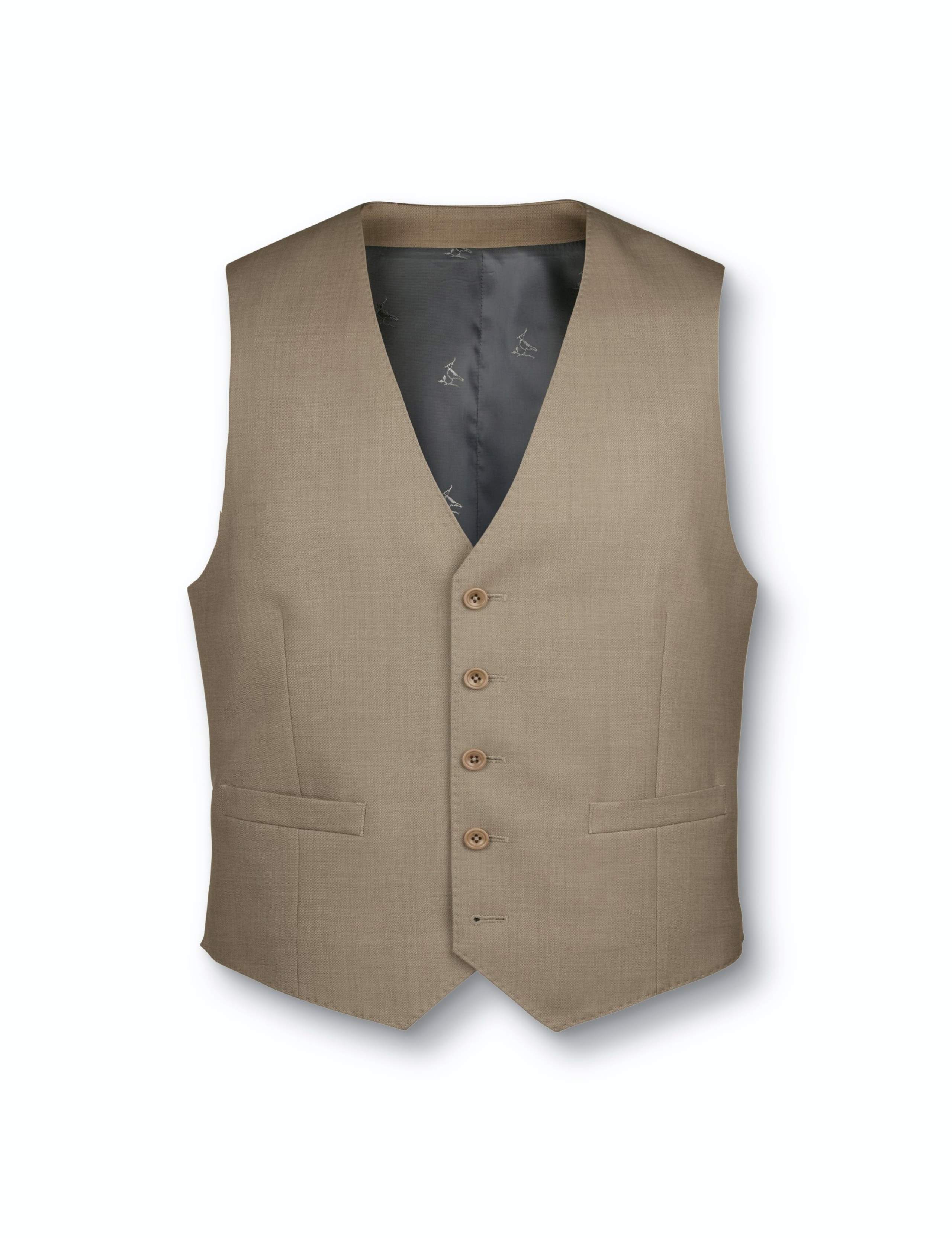 Regular Fit Pure Wool Waistcoat 2 of 2