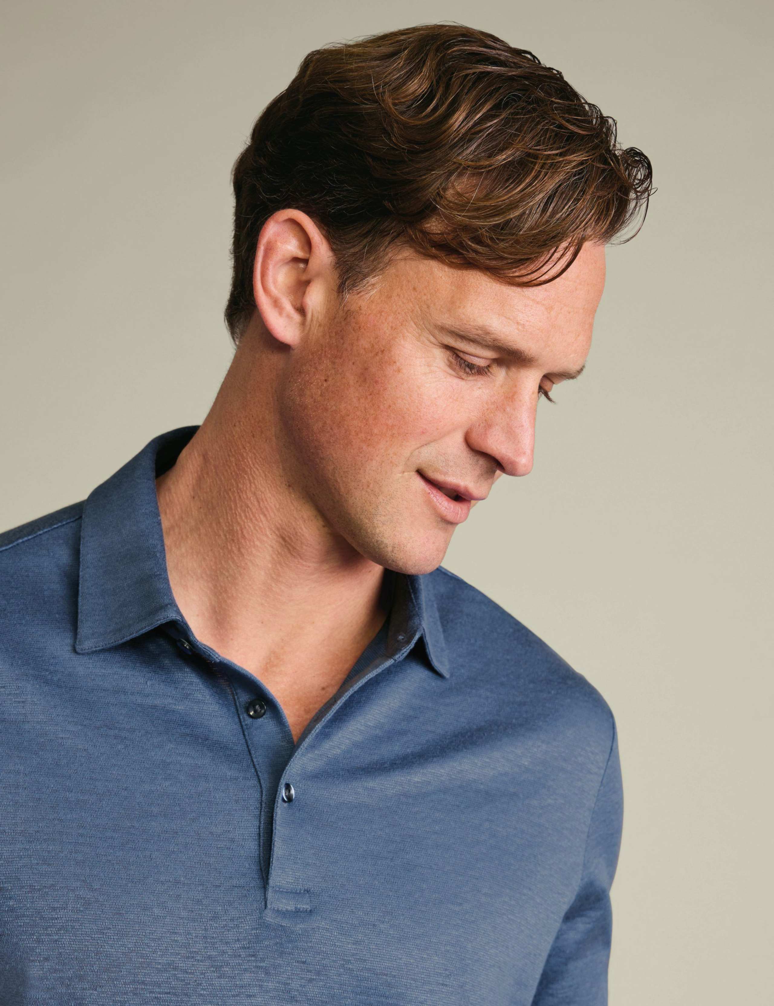 Pure Linen Polo Shirt 2 of 5