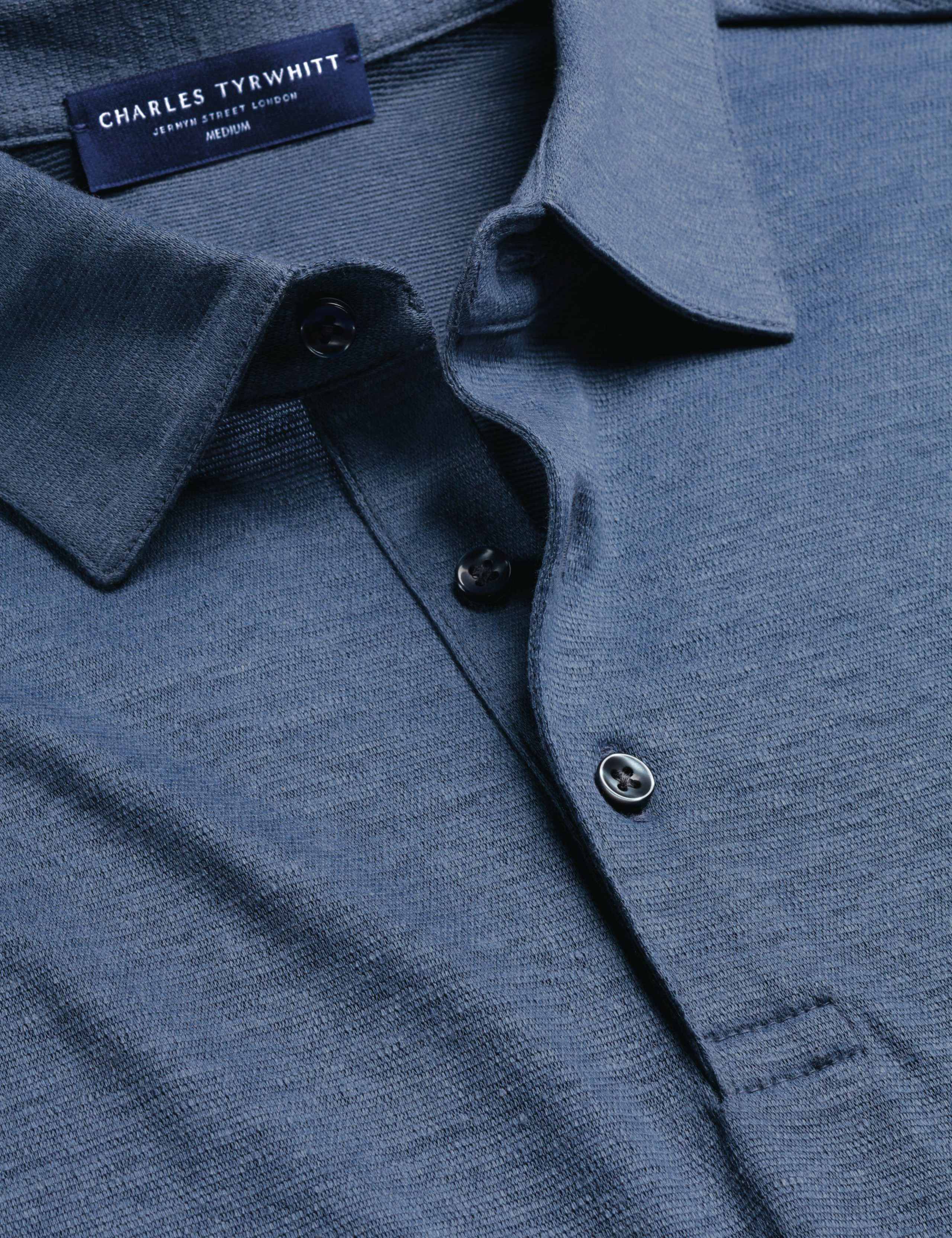 Pure Linen Polo Shirt 4 of 5