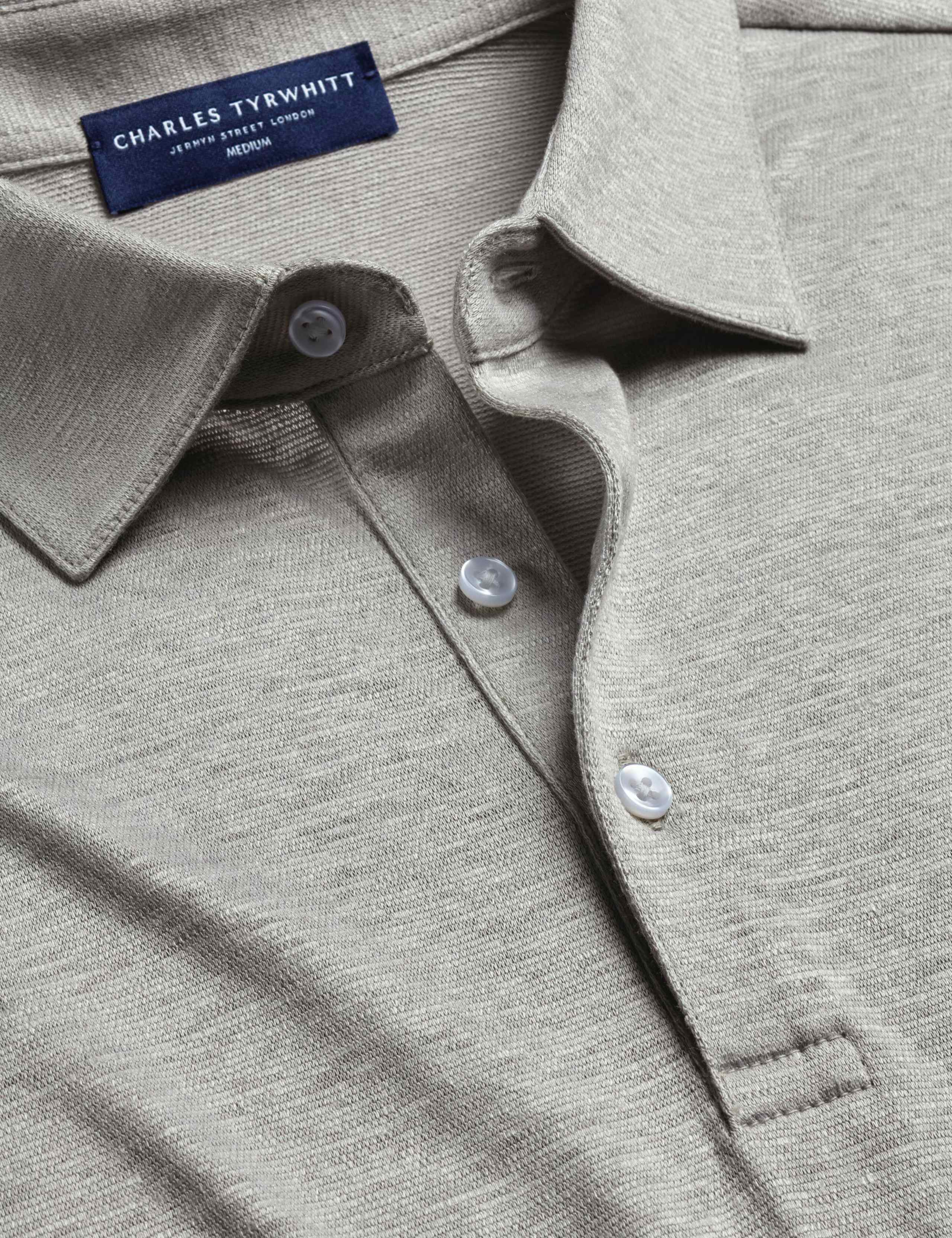 Pure Linen Polo Shirt 4 of 5