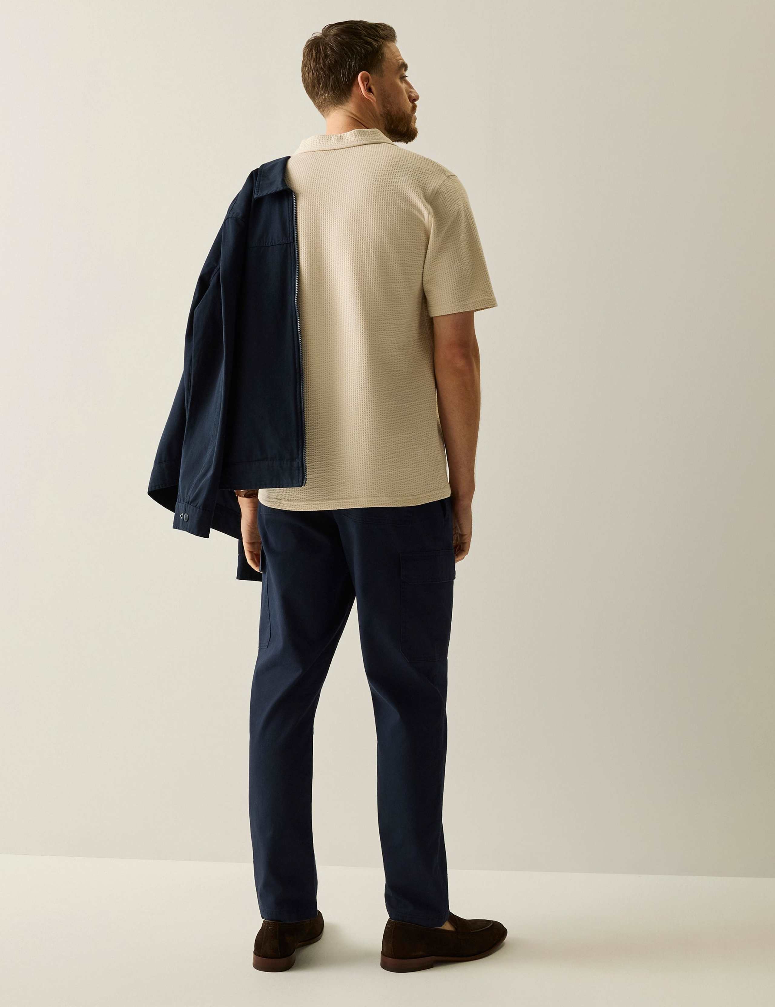 Delray Cotton Rich Waffle Polo Shirt 5 of 6