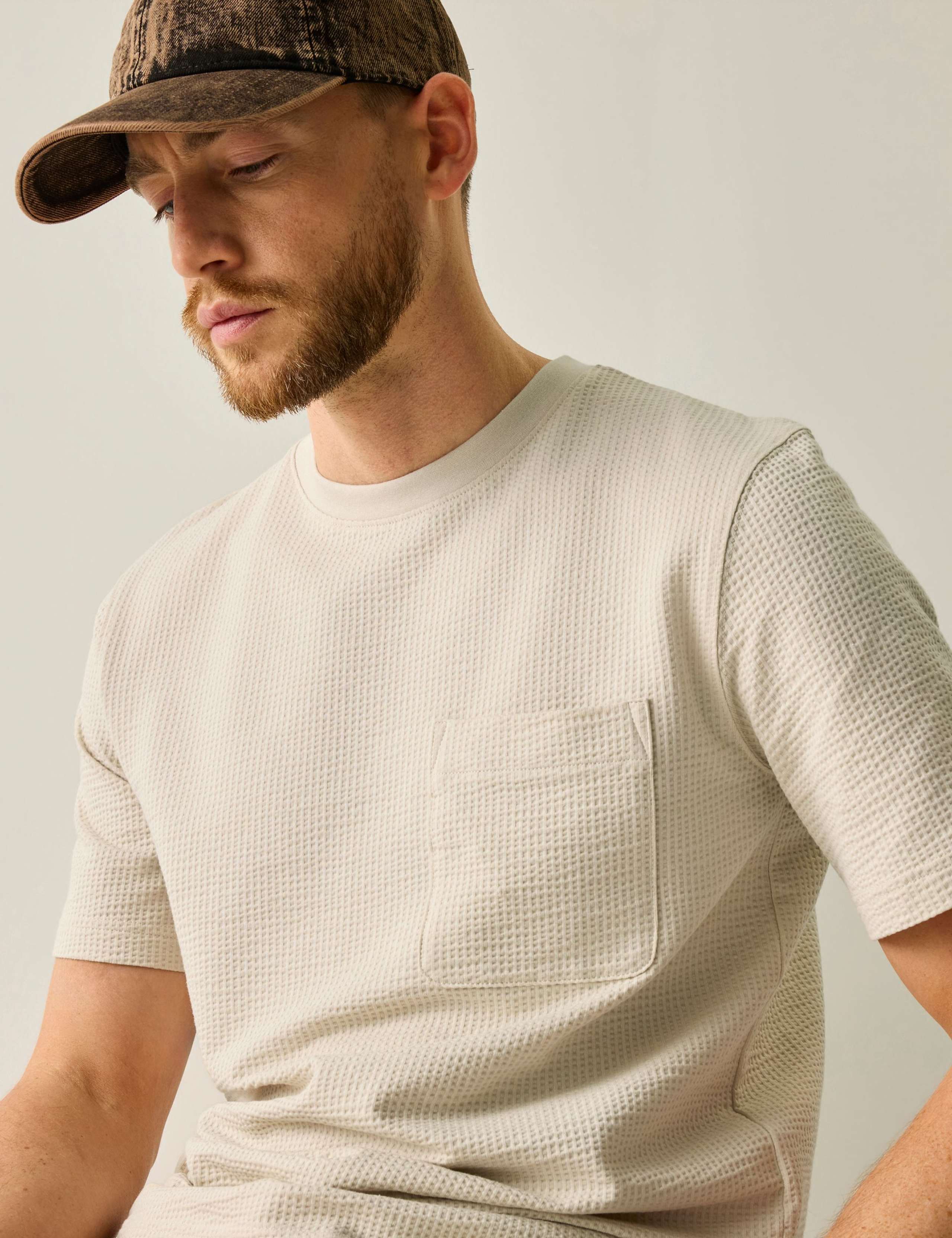 Teresitos Cotton Rich Waffle T-Shirt 4 of 6