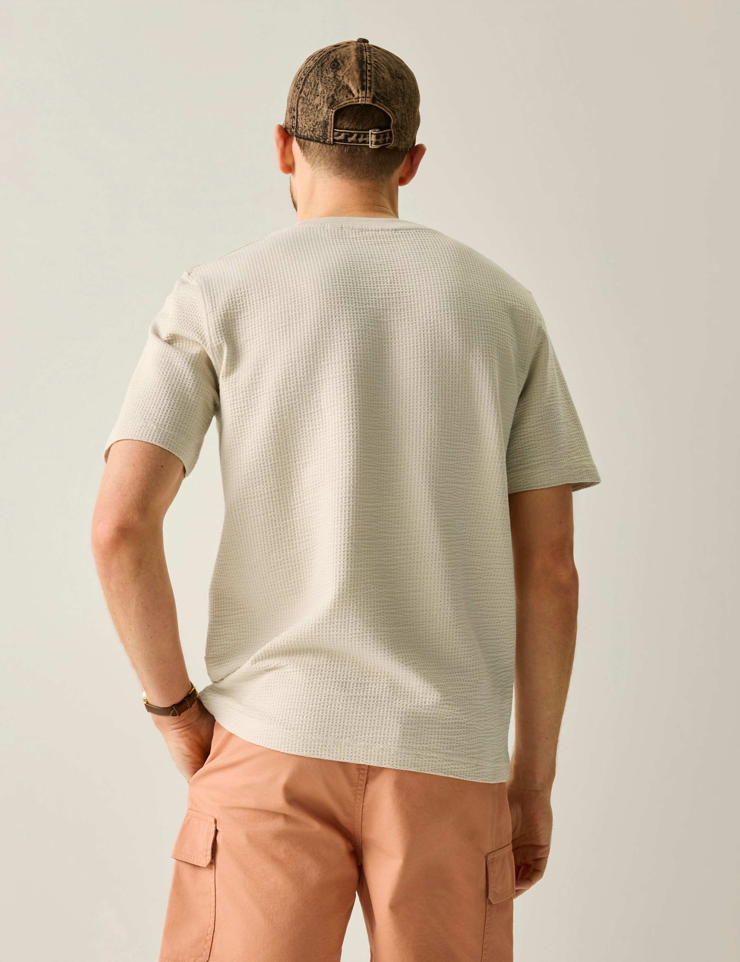 Teresitos Cotton Rich Waffle T-Shirt 5 of 6