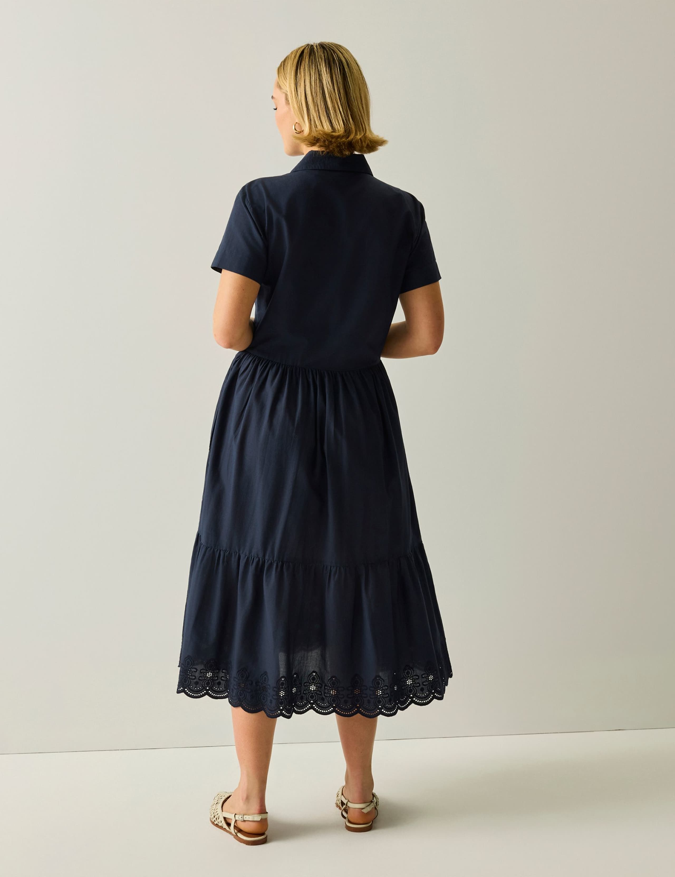 Navagio Pure Cotton Midi Shirt Dress 3 of 6