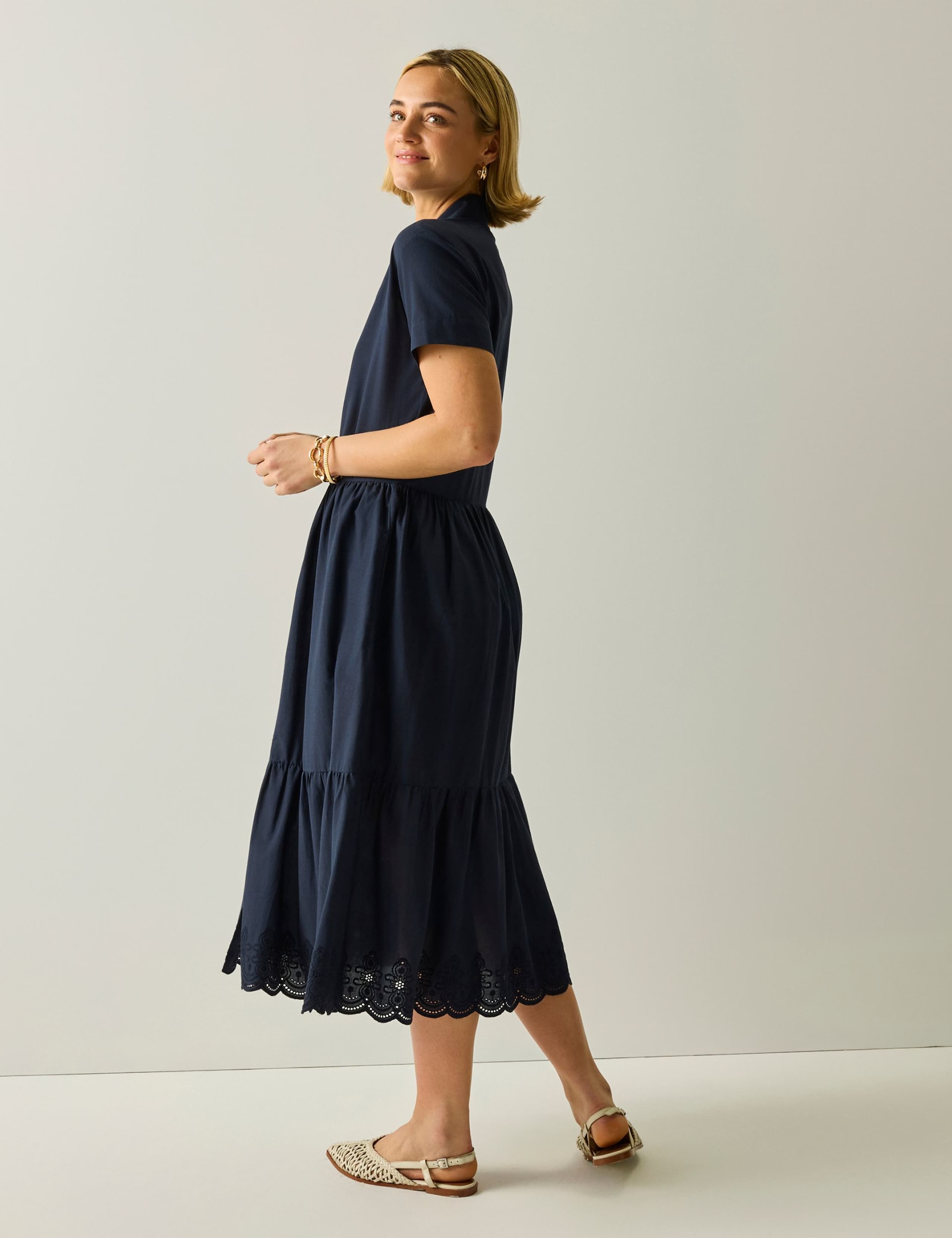 Navagio Pure Cotton Midi Shirt Dress 5 of 6