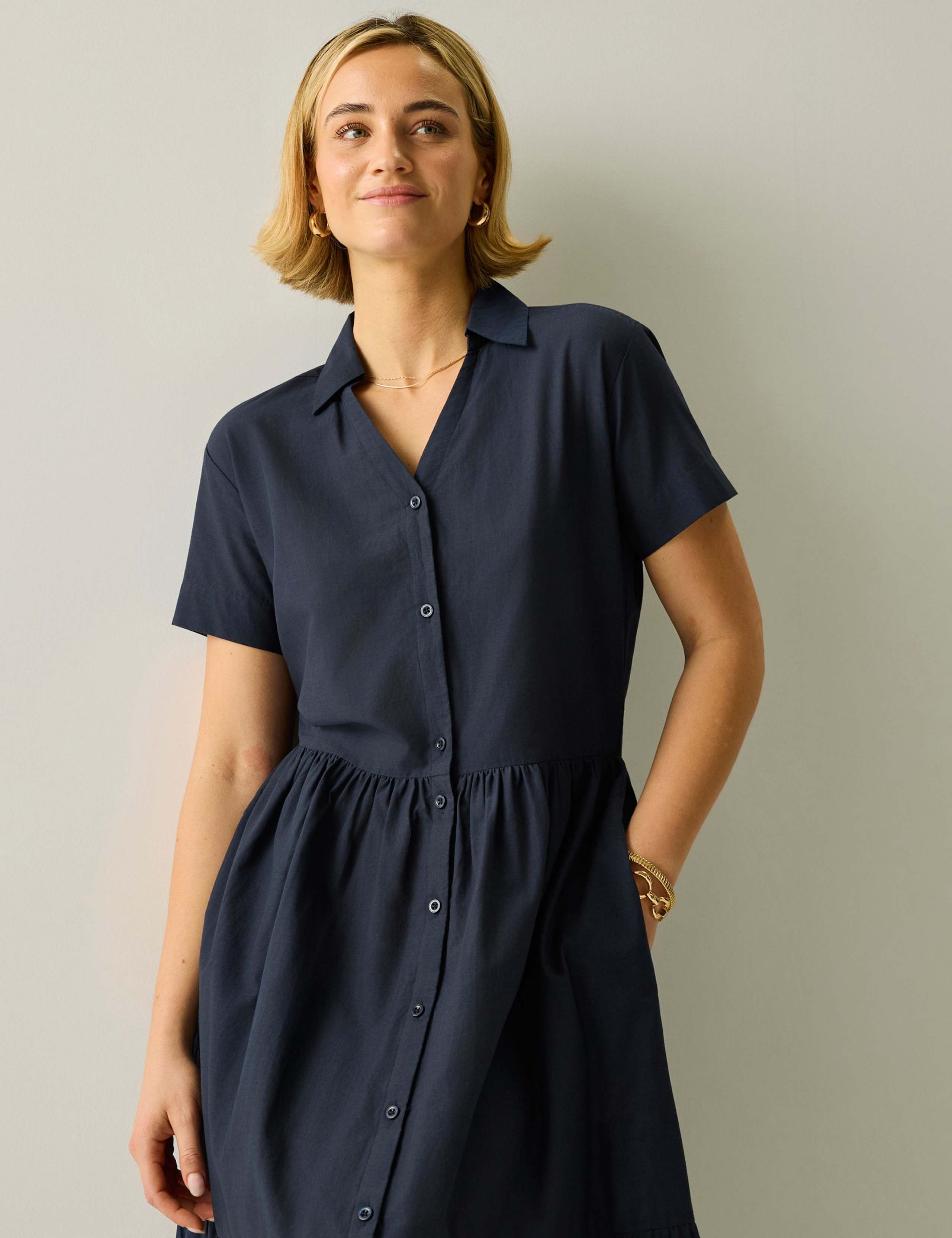 Navagio Pure Cotton Midi Shirt Dress 6 of 6