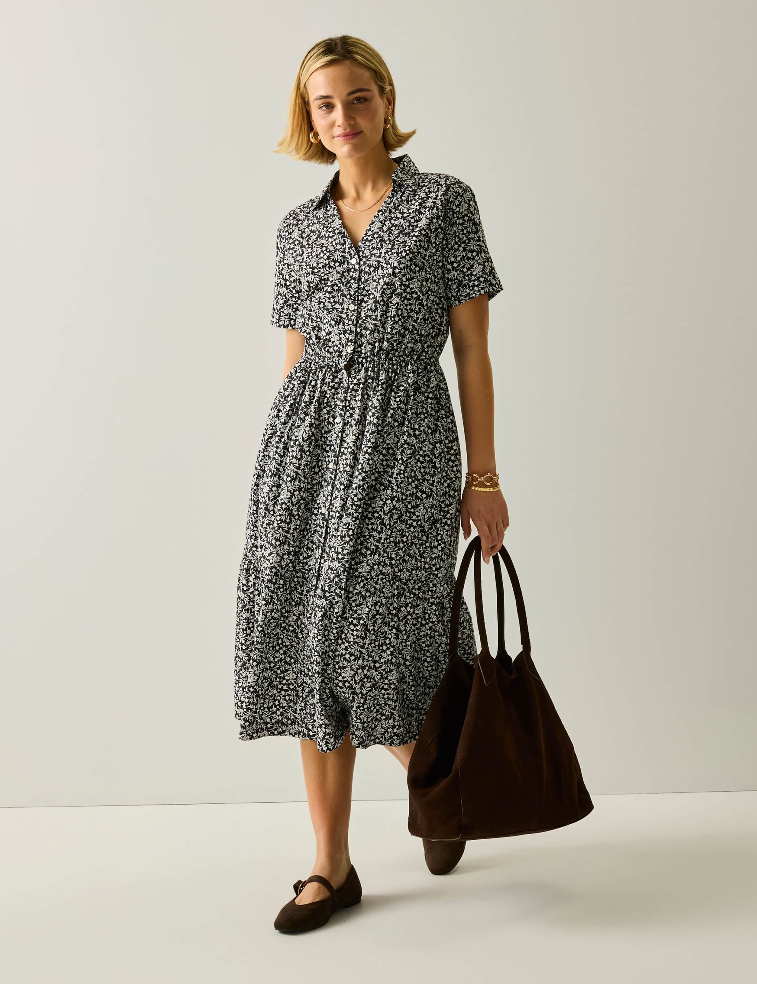 Navagio Pure Cotton Midi Shirt Dress 5 of 6