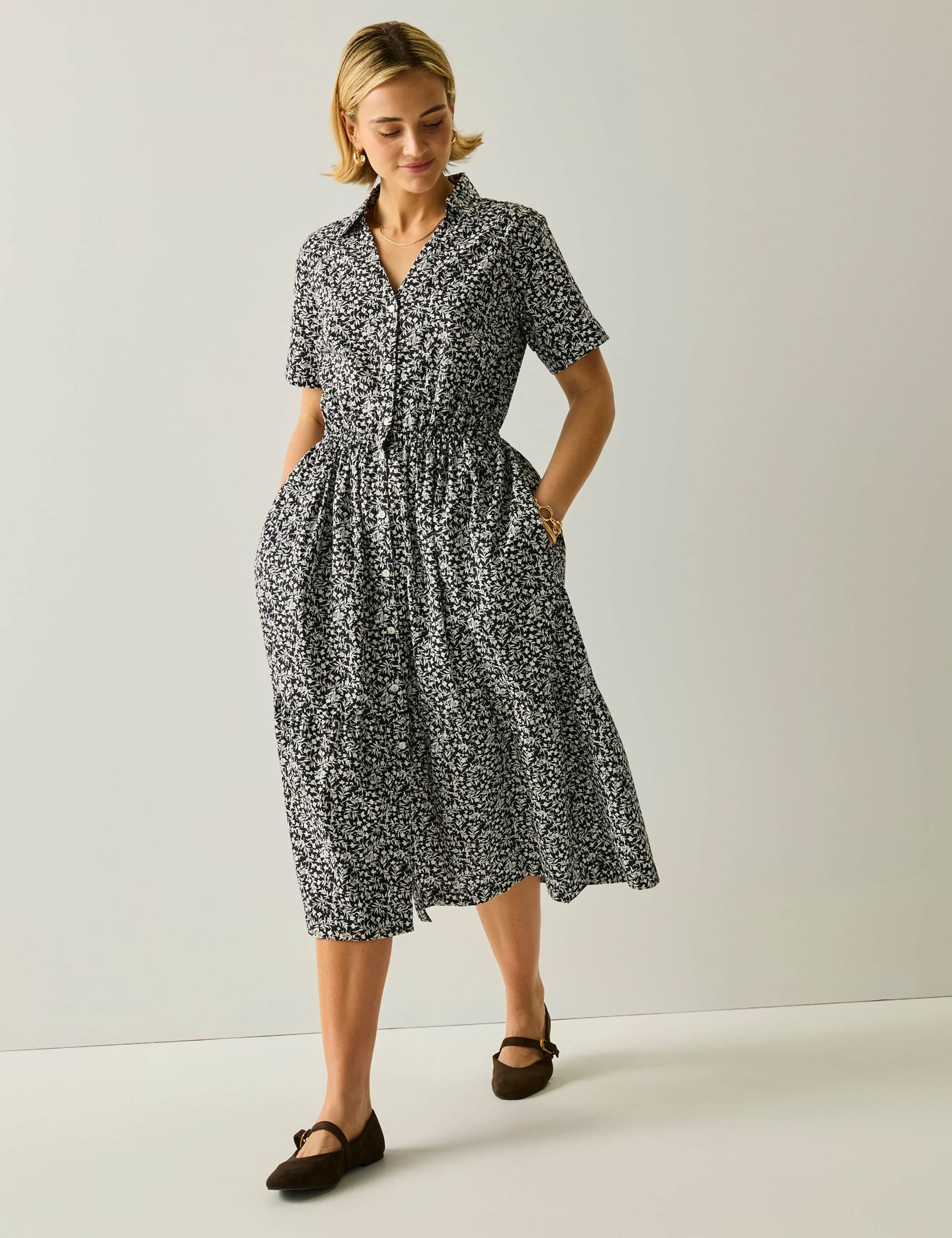 Navagio Pure Cotton Midi Shirt Dress 6 of 6