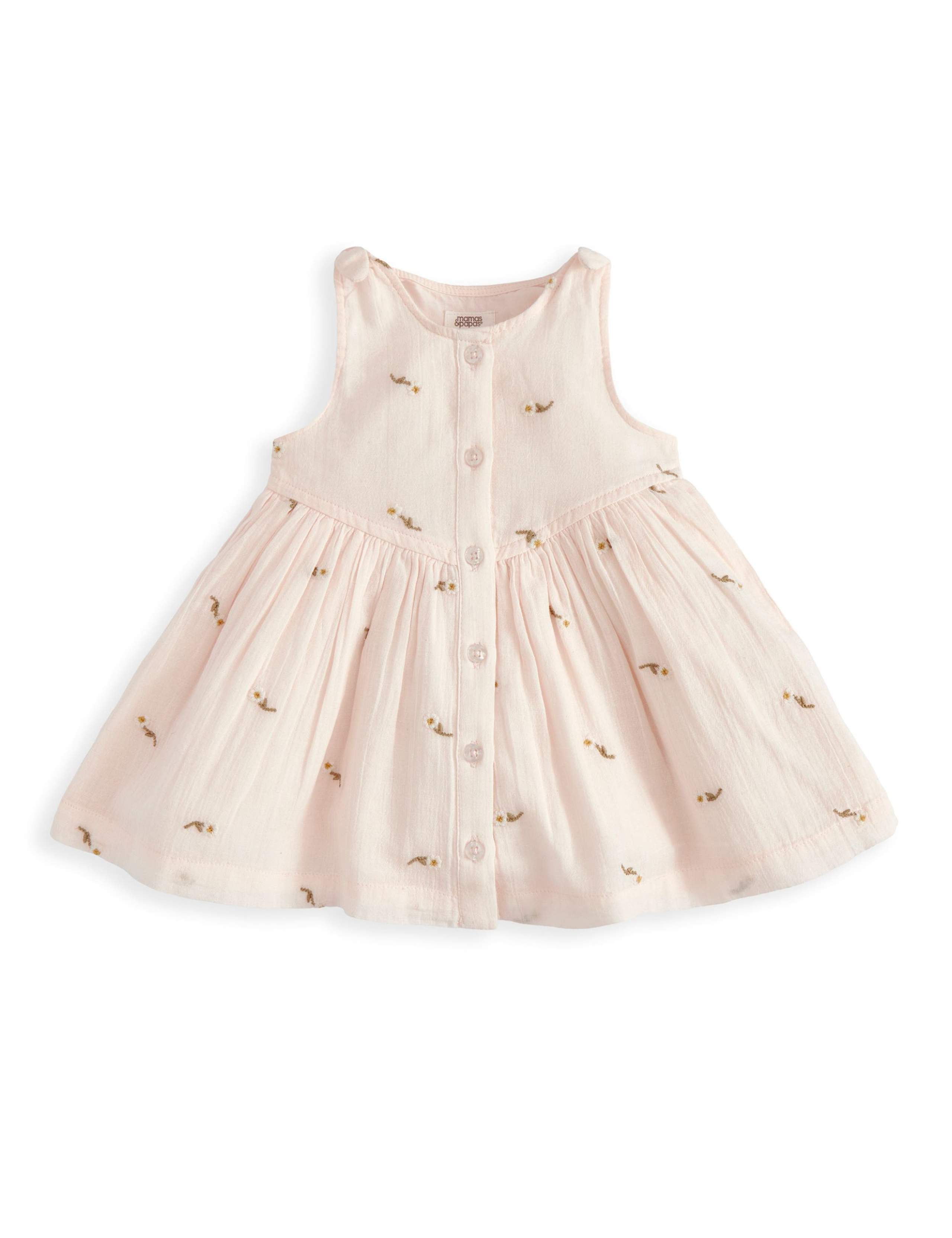 Pure Cotton Dress (0-24 Months) 2 of 2