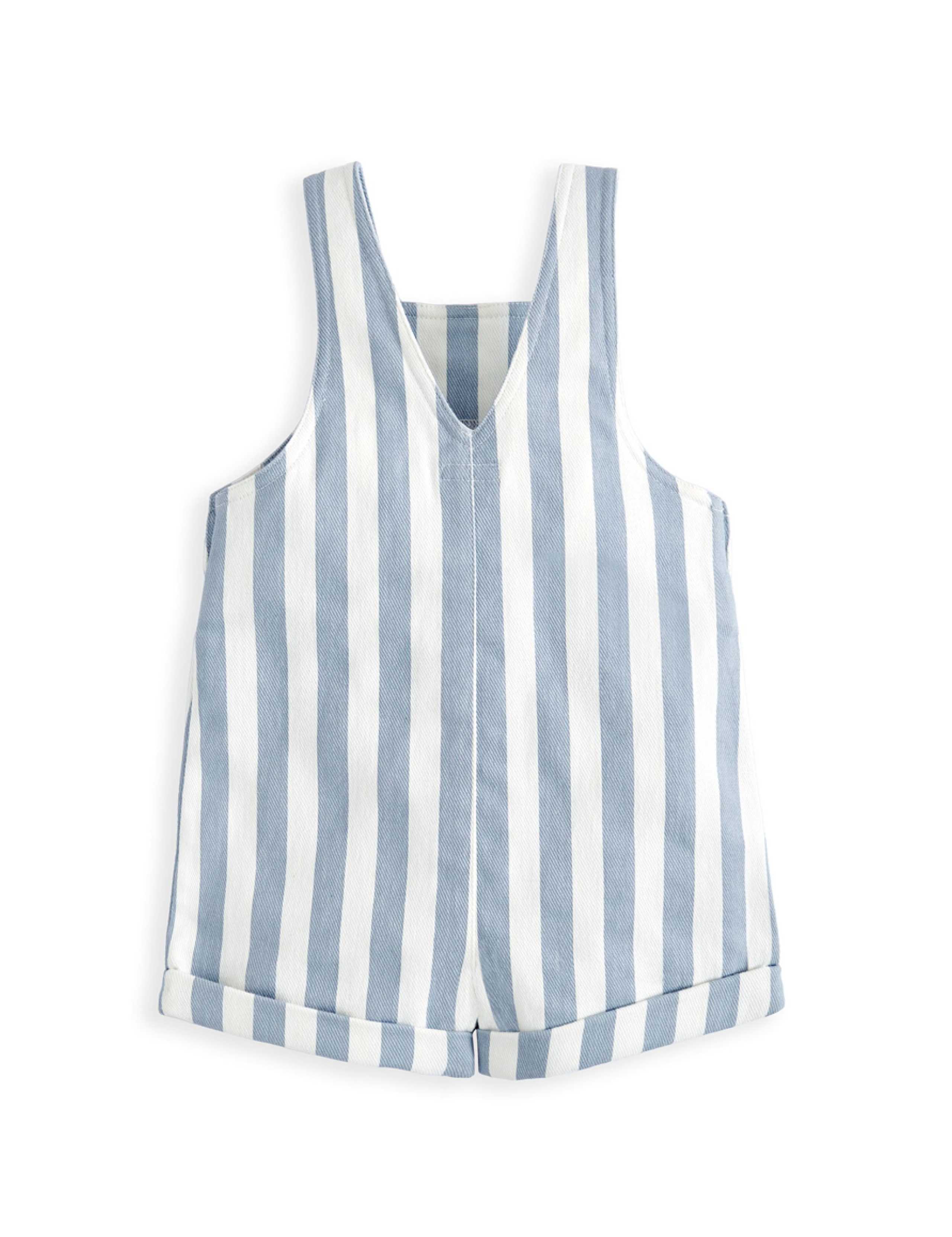 Cotton Rich Striped Dungarees (0-3 Years) 3 of 3