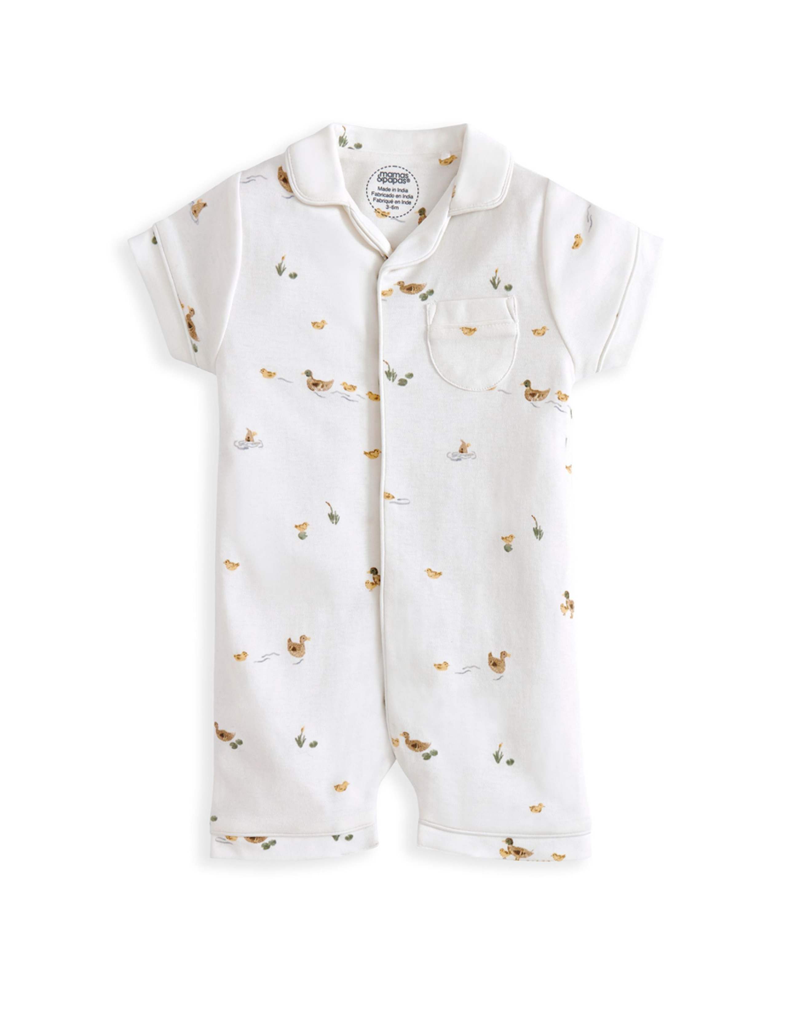 Pure Cotton Duckling Romper (0-18 Months) 2 of 2