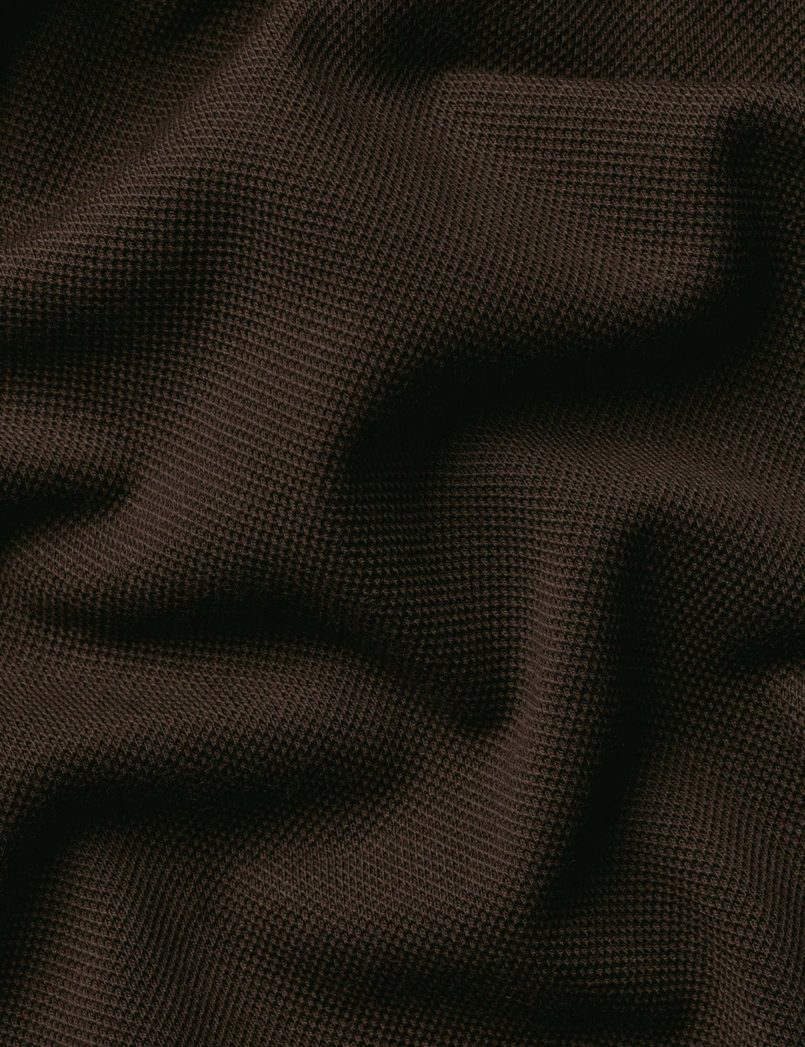 Cotton Rich Pique Long Sleeve Polo Shirt 5 of 6