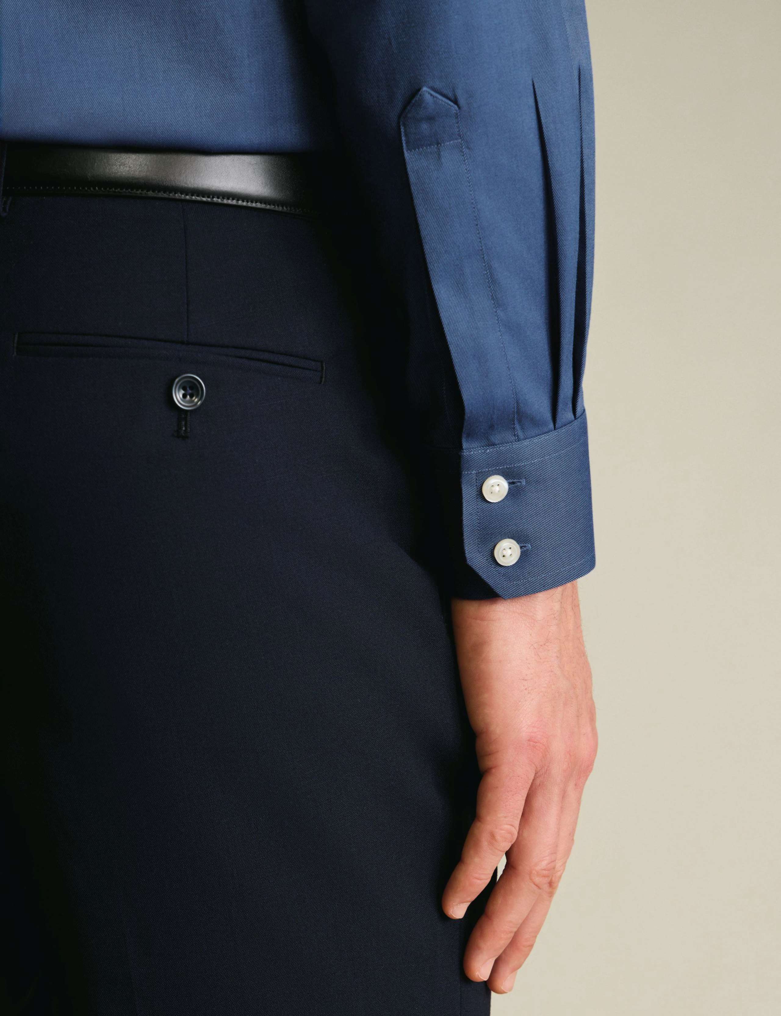 Slim Fit Non Iron Pure Cotton Twill Shirt 4 of 6