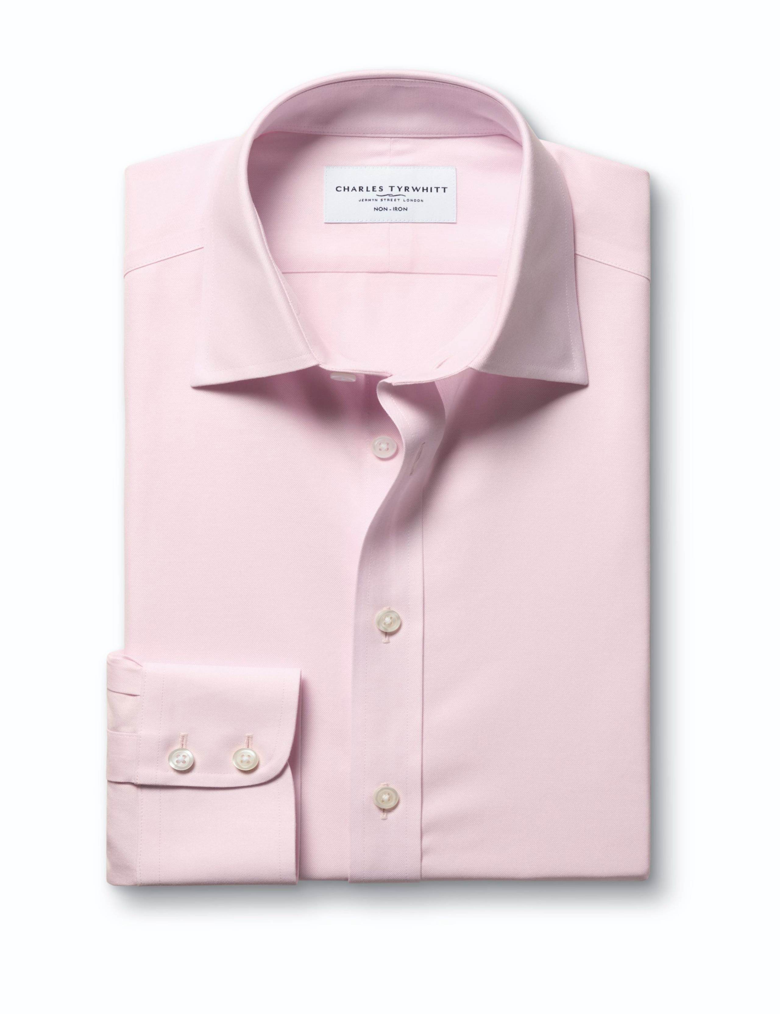 Slim Fit Non Iron Pure Cotton Twill Shirt 2 of 6