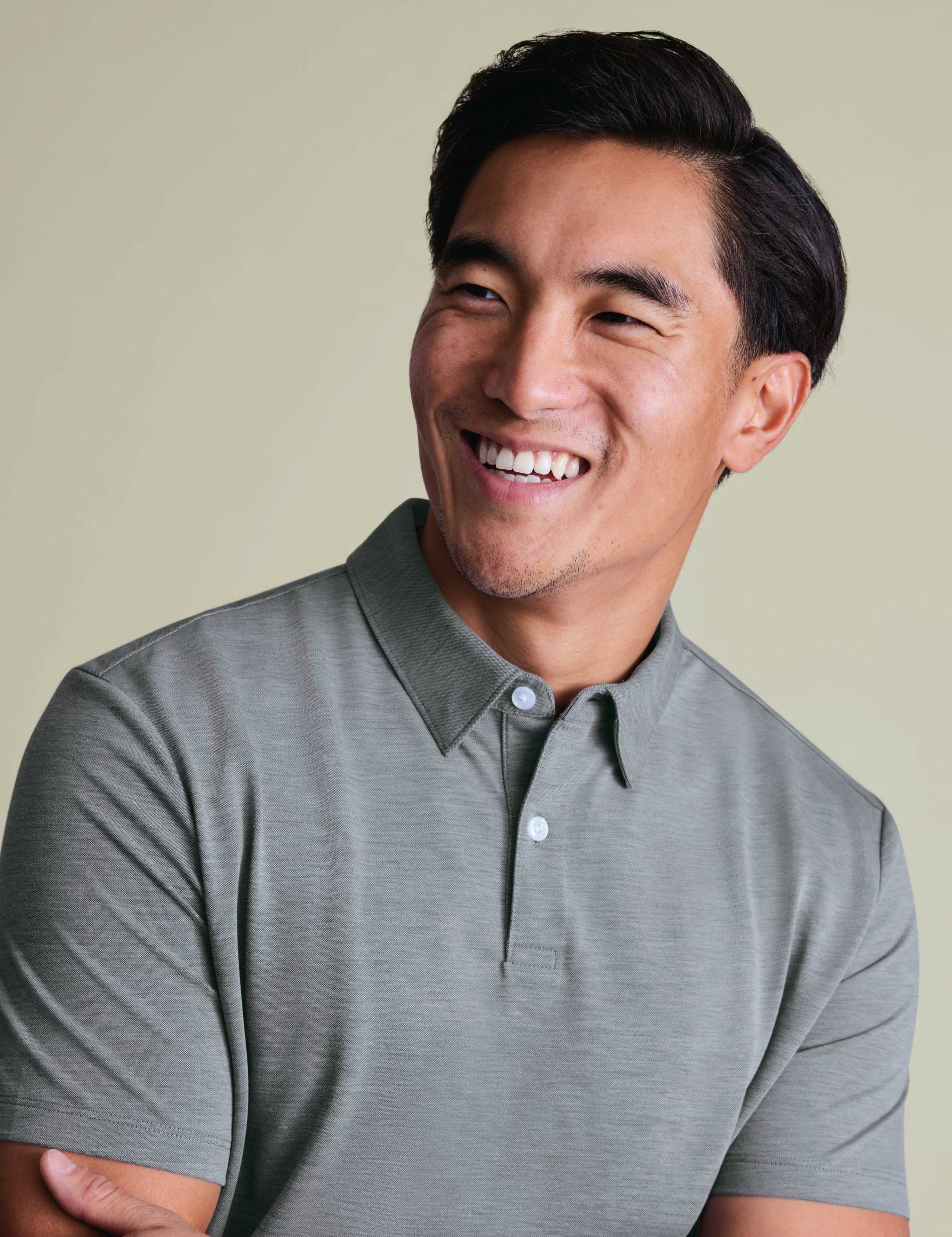 Cotton Blend Jersey Polo Shirt 3 of 5