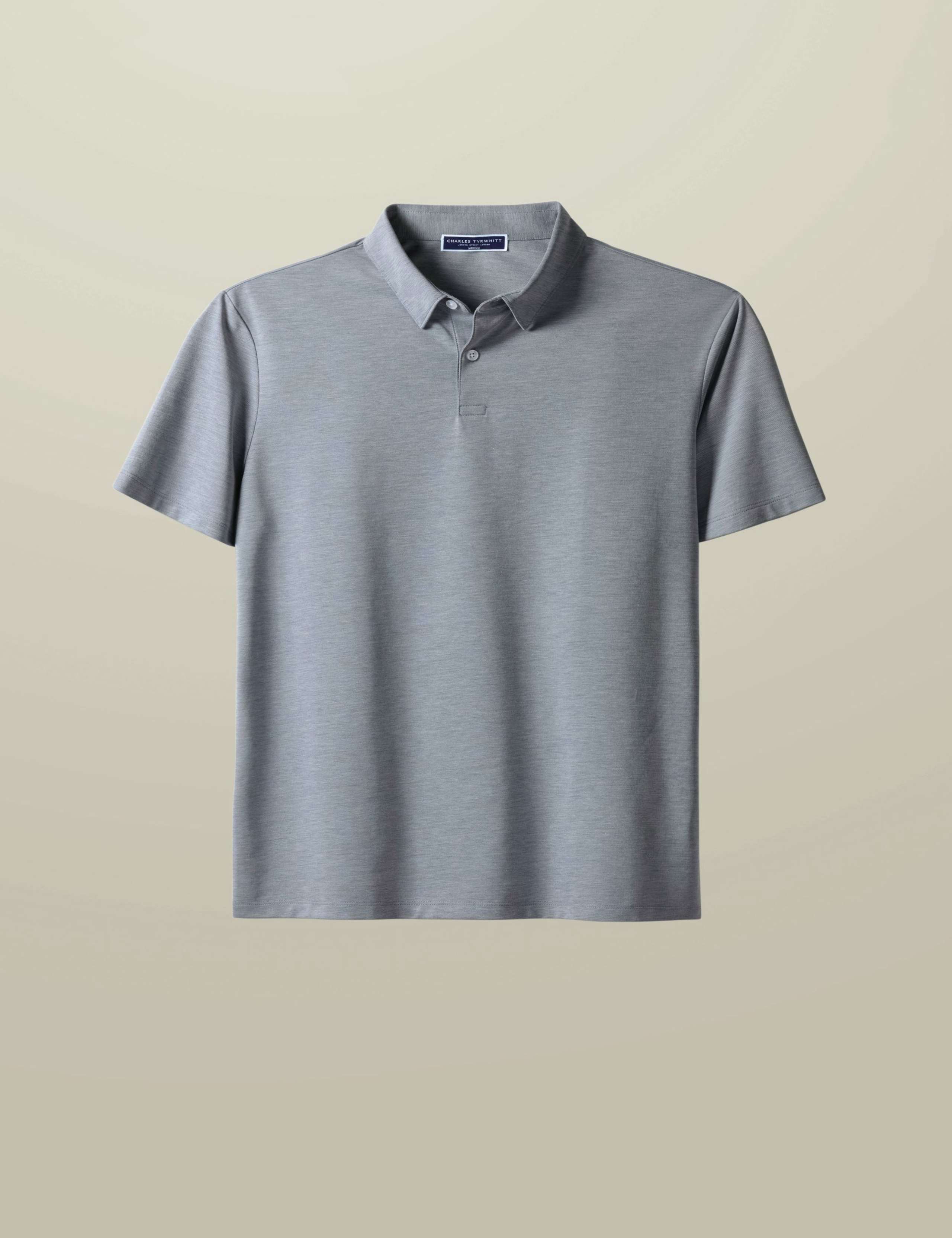Cotton Blend Jersey Polo Shirt 2 of 5