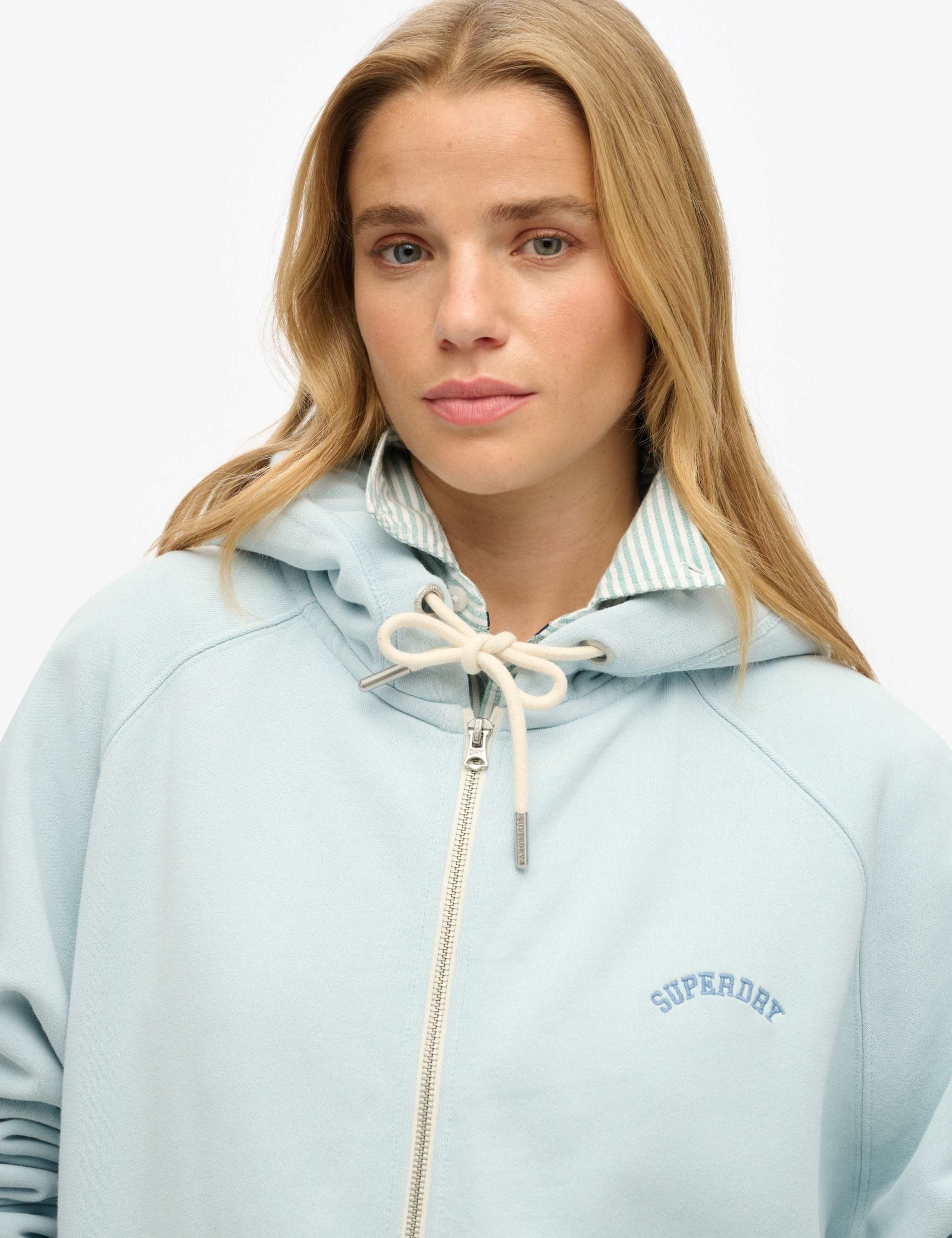 Pure Cotton Oversized Zip Up Hoodie 4 of 6
