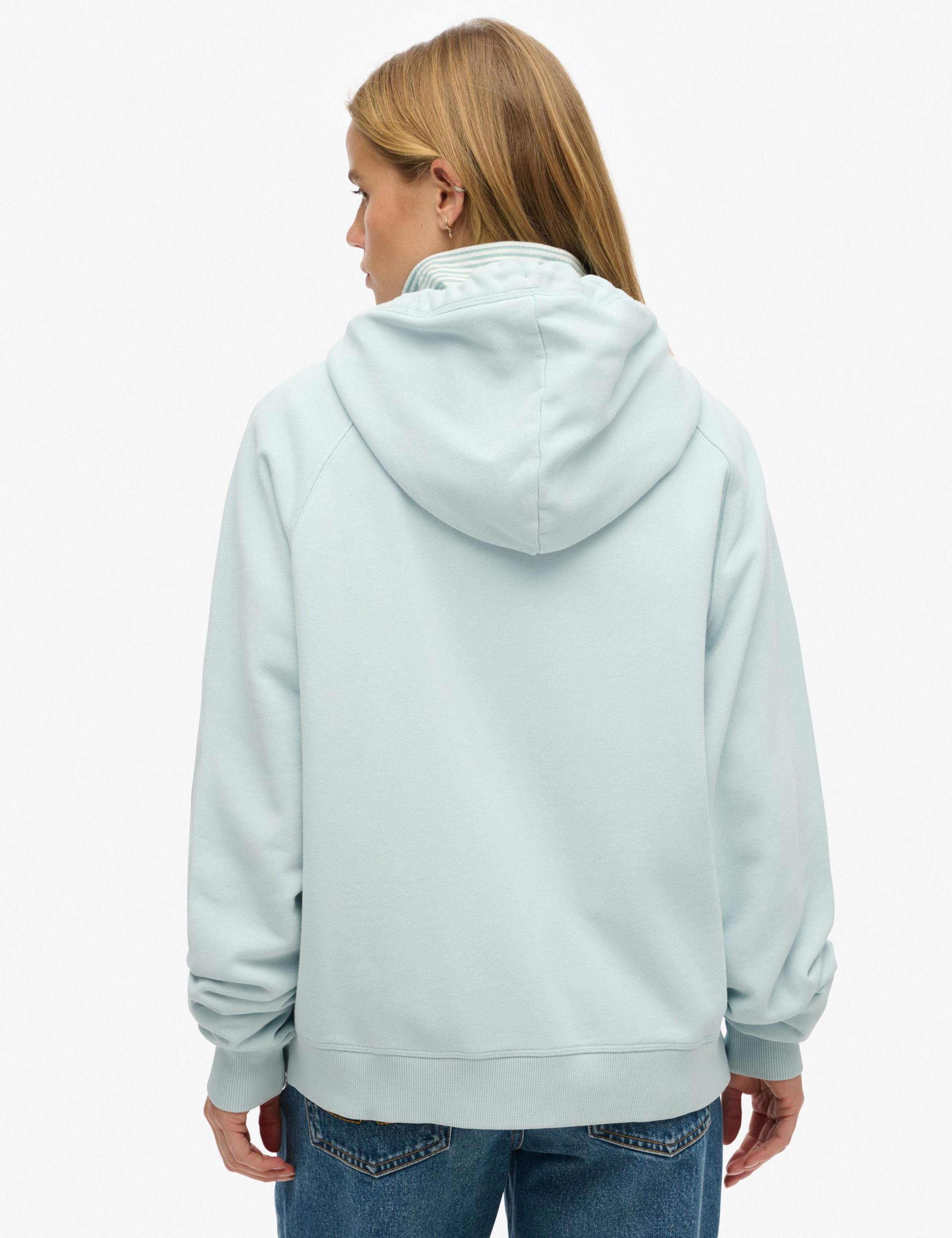Pure Cotton Oversized Zip Up Hoodie 6 of 6