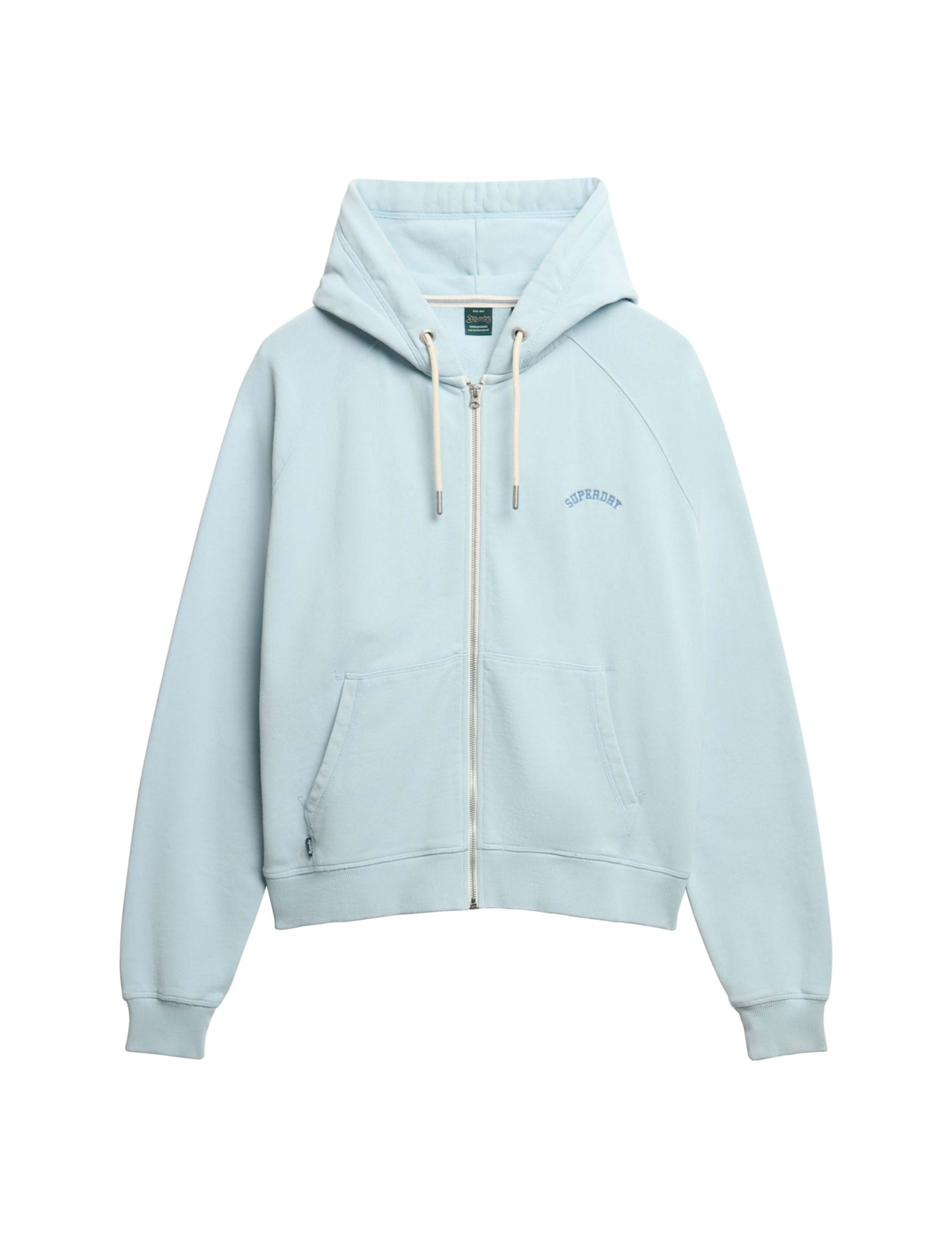 Pure Cotton Oversized Zip Up Hoodie 2 of 6