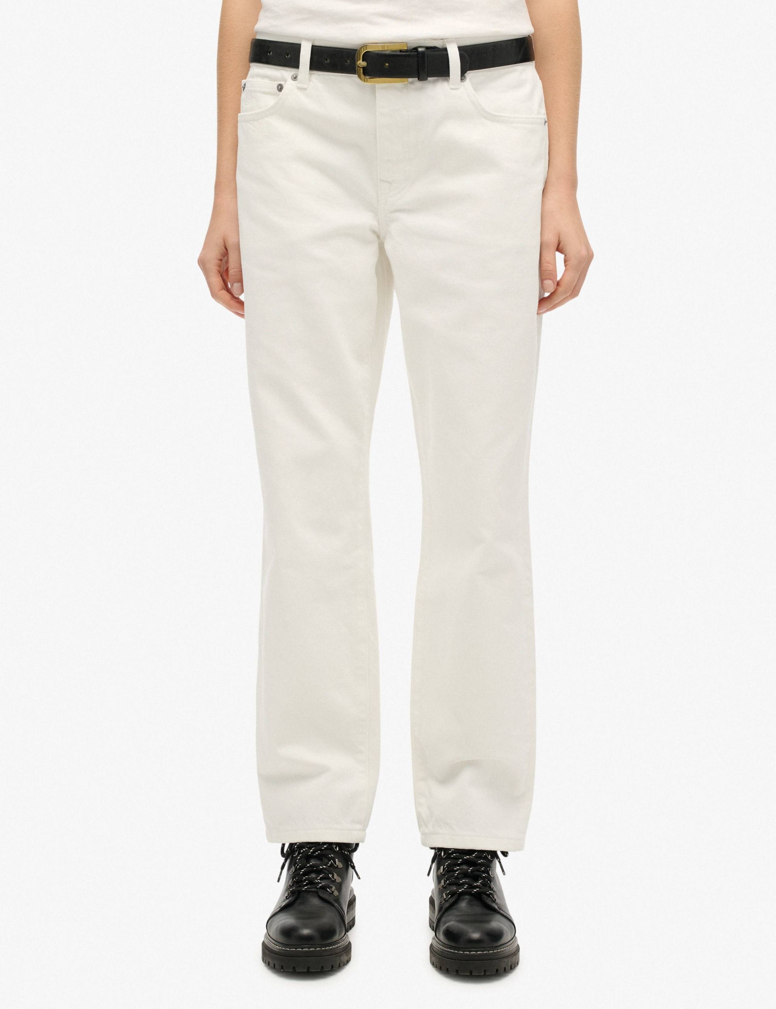 Mid Rise Straight Leg Jeans 3 of 8