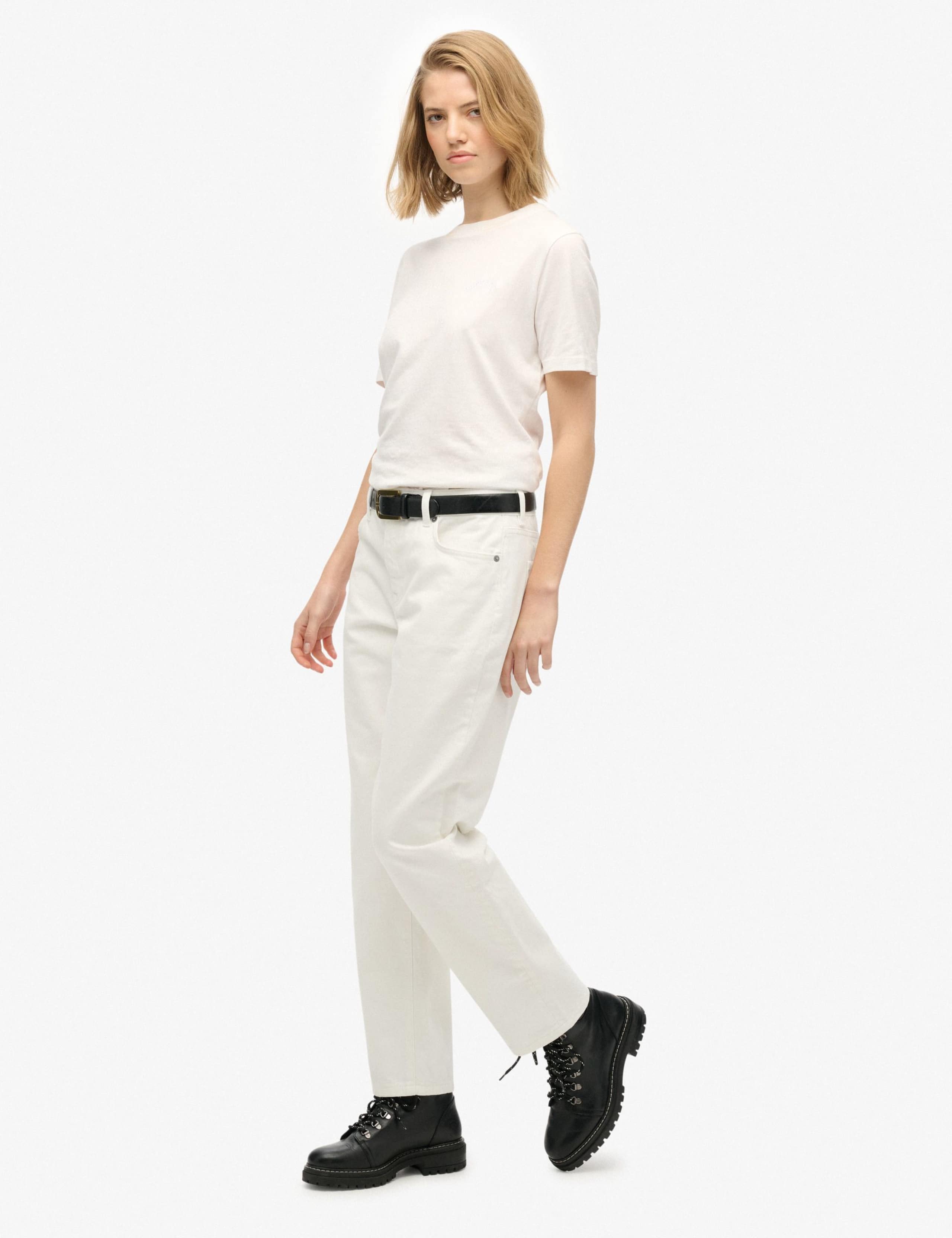 Mid Rise Straight Leg Jeans 5 of 8