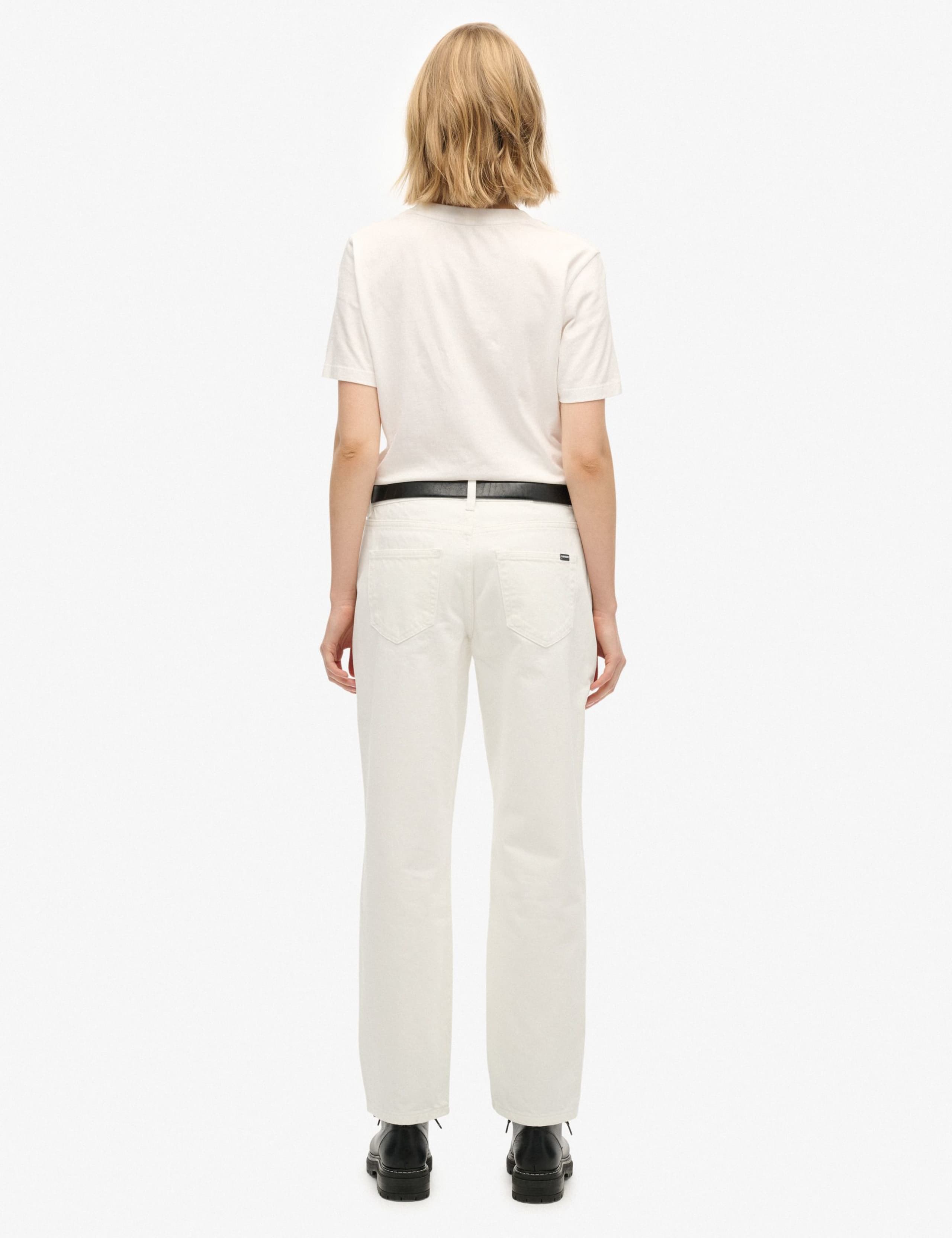 Mid Rise Straight Leg Jeans 8 of 8
