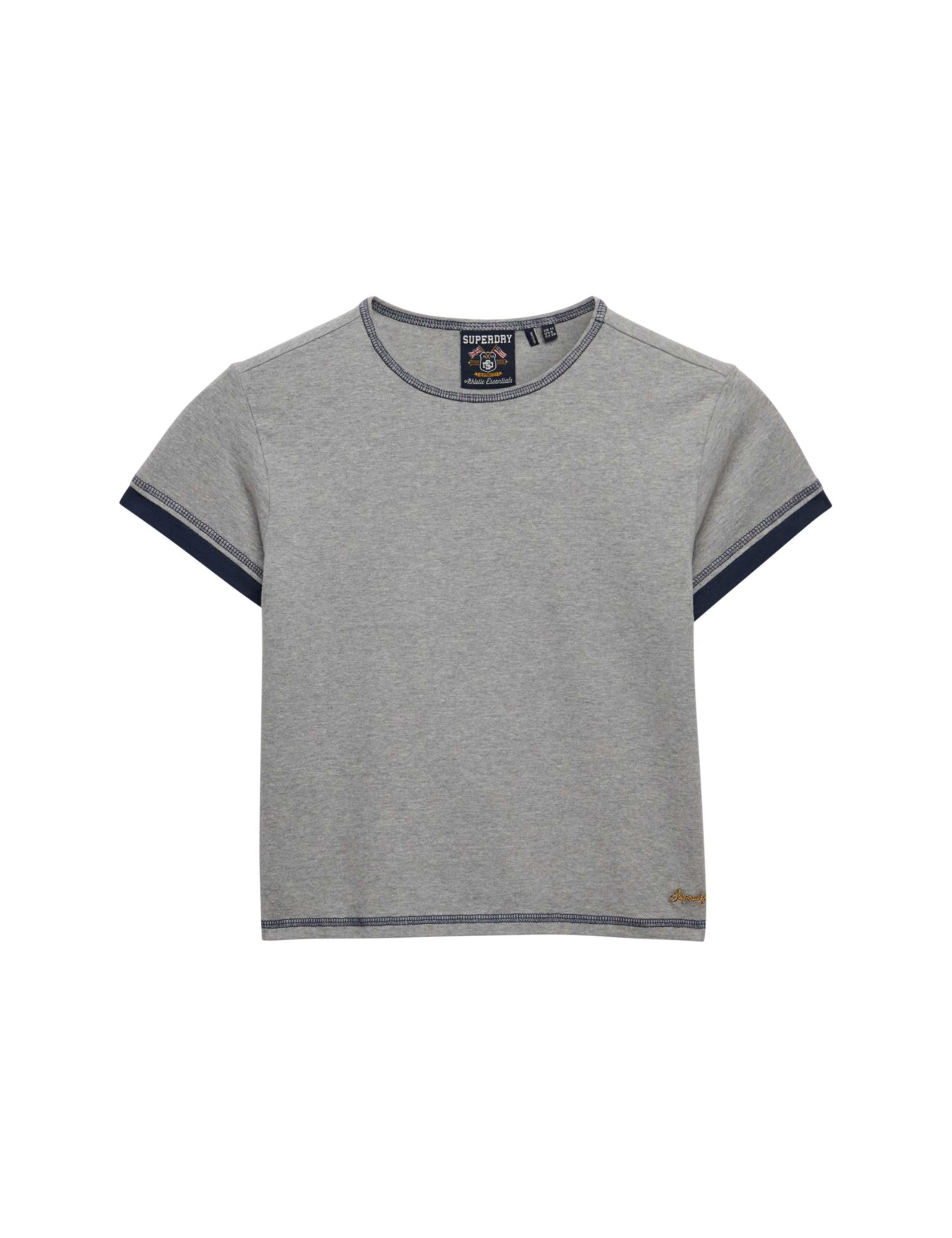 Cotton Rich Layered Crop T-Shirt 2 of 6