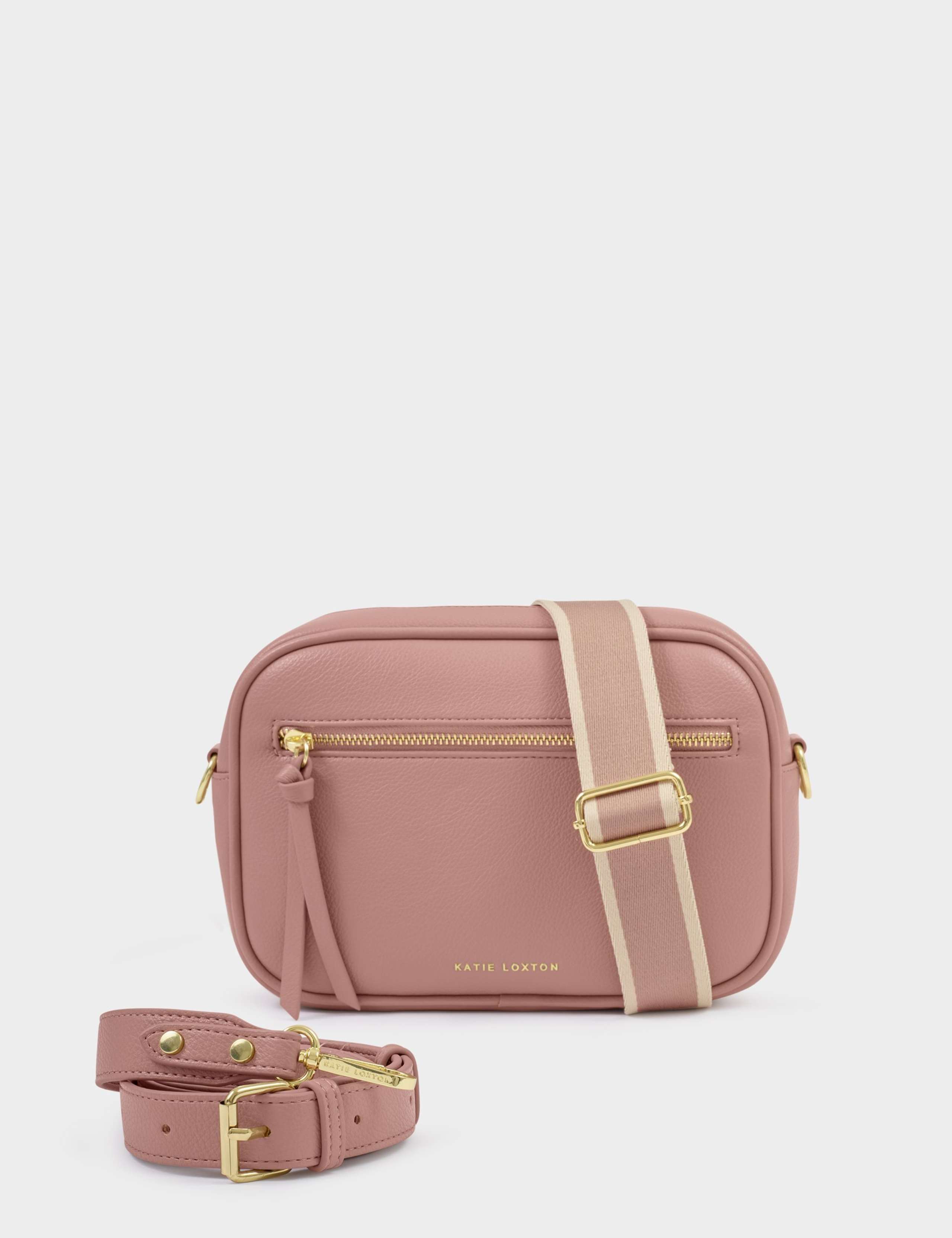 Faux Leather Double Strap Cross Body Bag 2 of 6