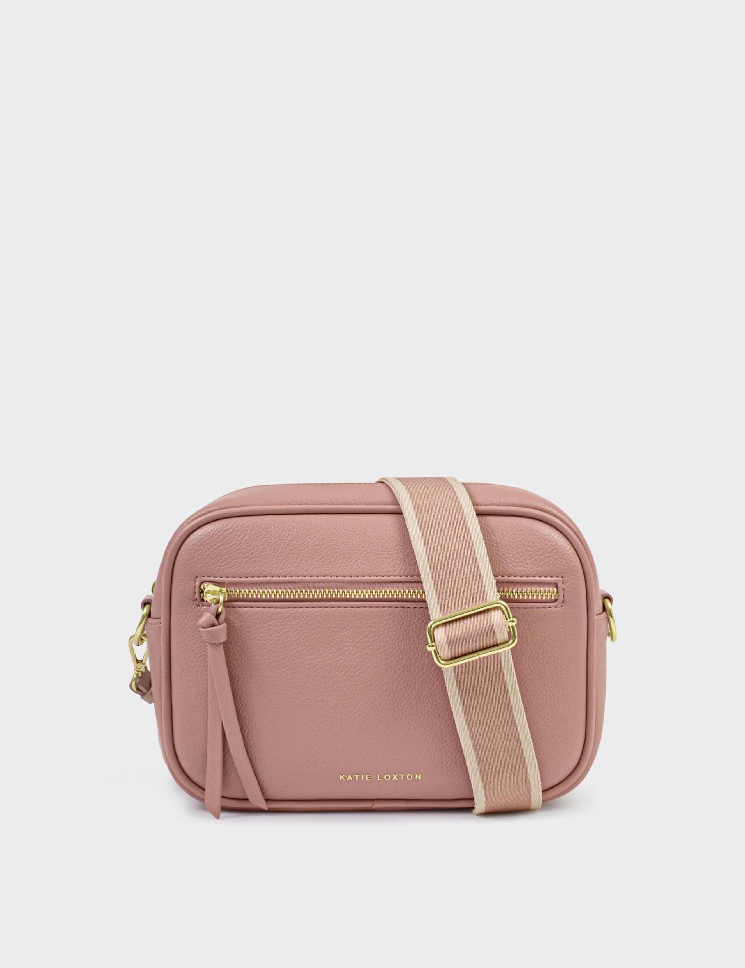 Faux Leather Double Strap Cross Body Bag 3 of 6