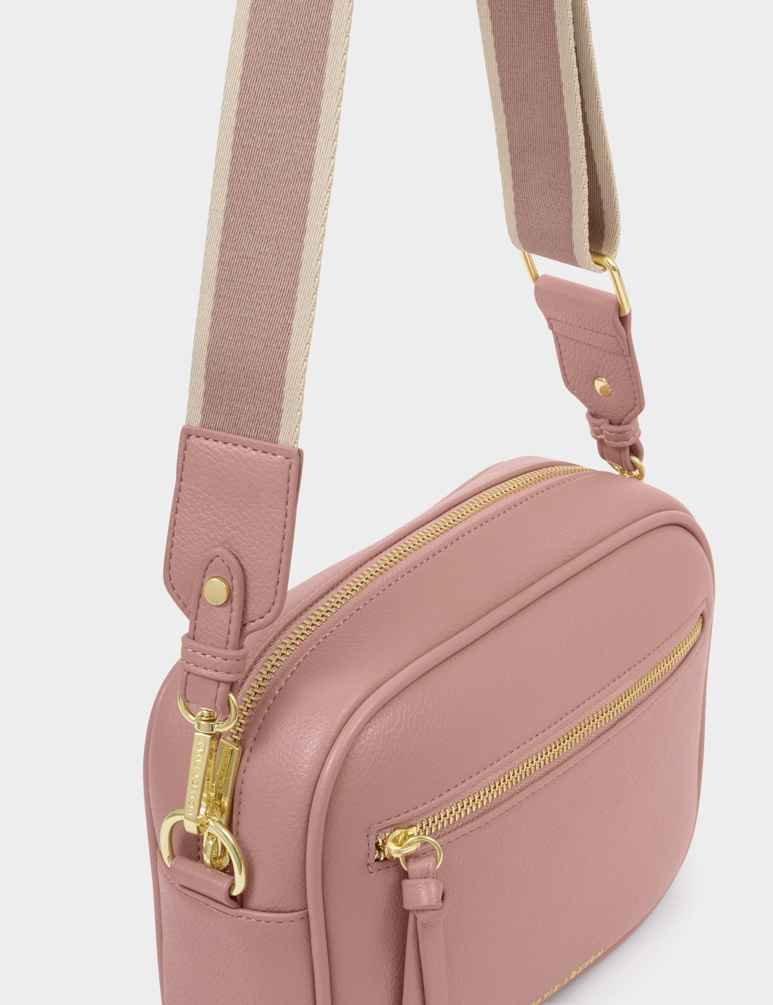 Faux Leather Double Strap Cross Body Bag 5 of 6