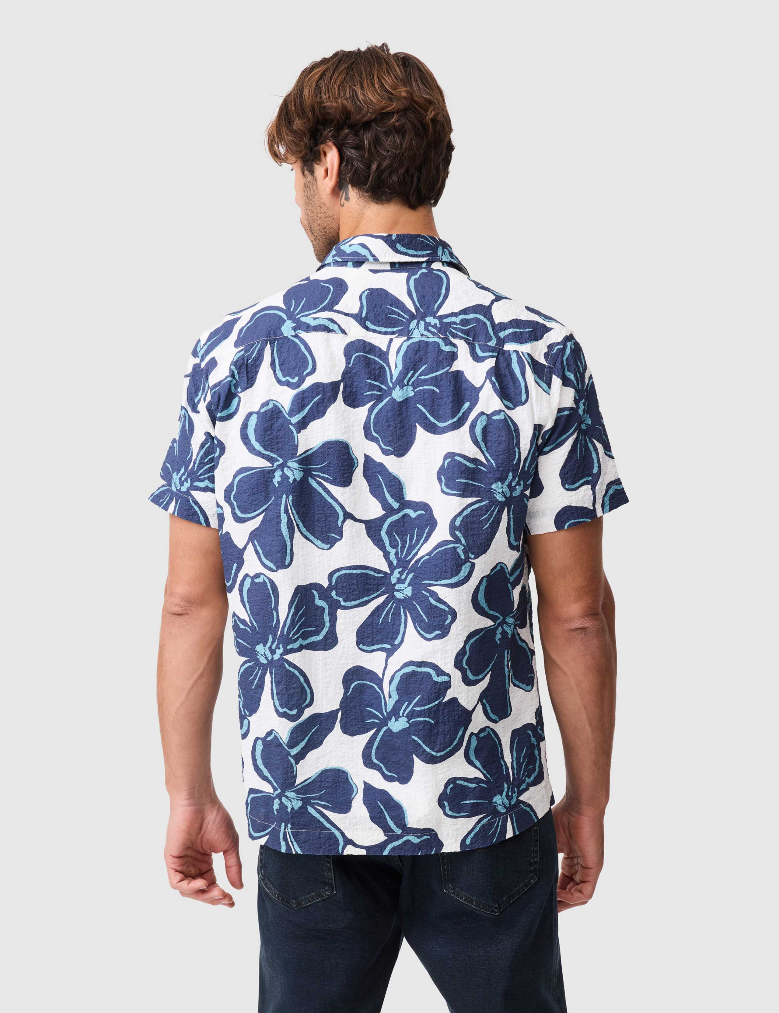 Relaxed Fit Cotton Rich Seersucker Shirt 4 of 6