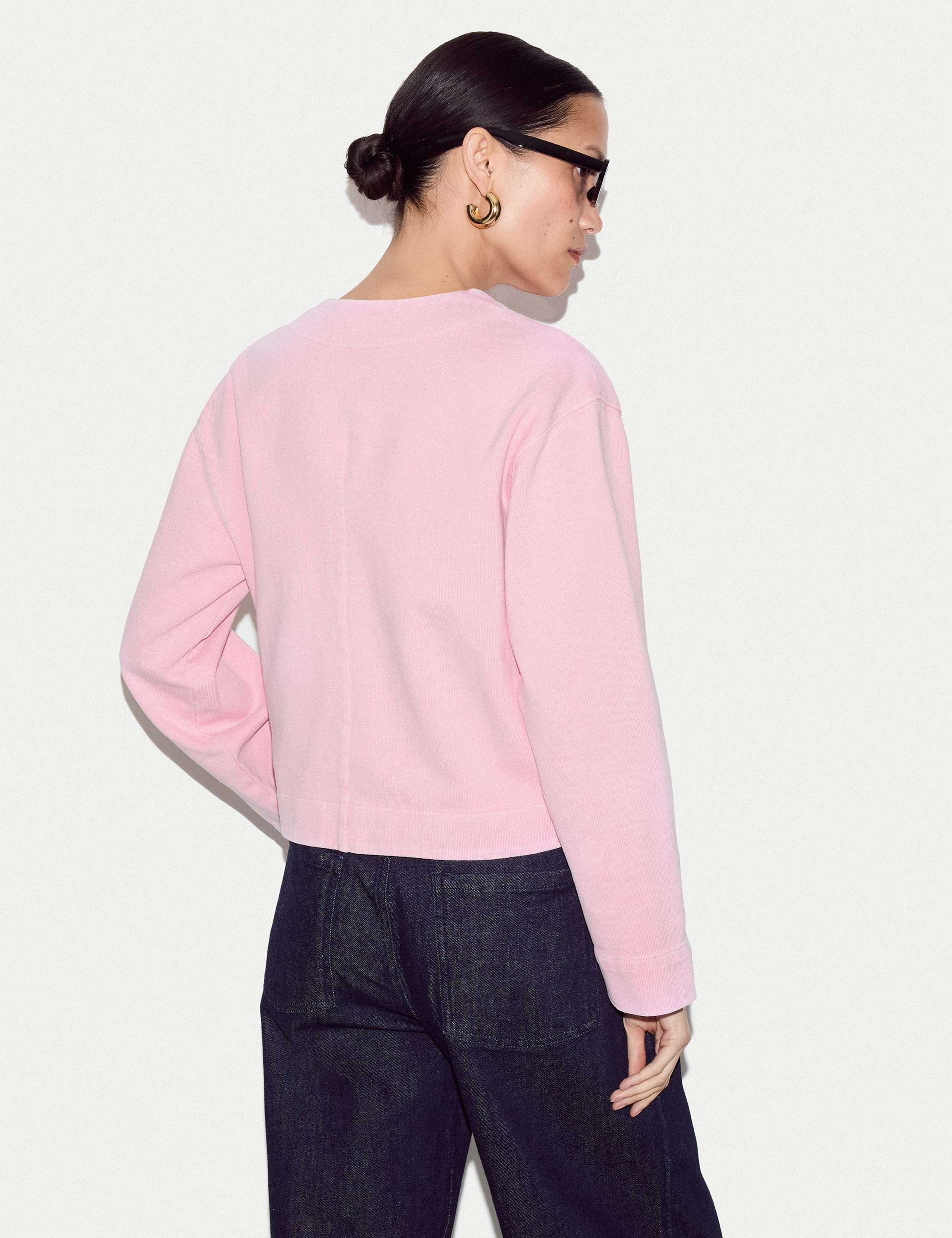 Pure Cotton Washed Jersey Jacket 3 of 5