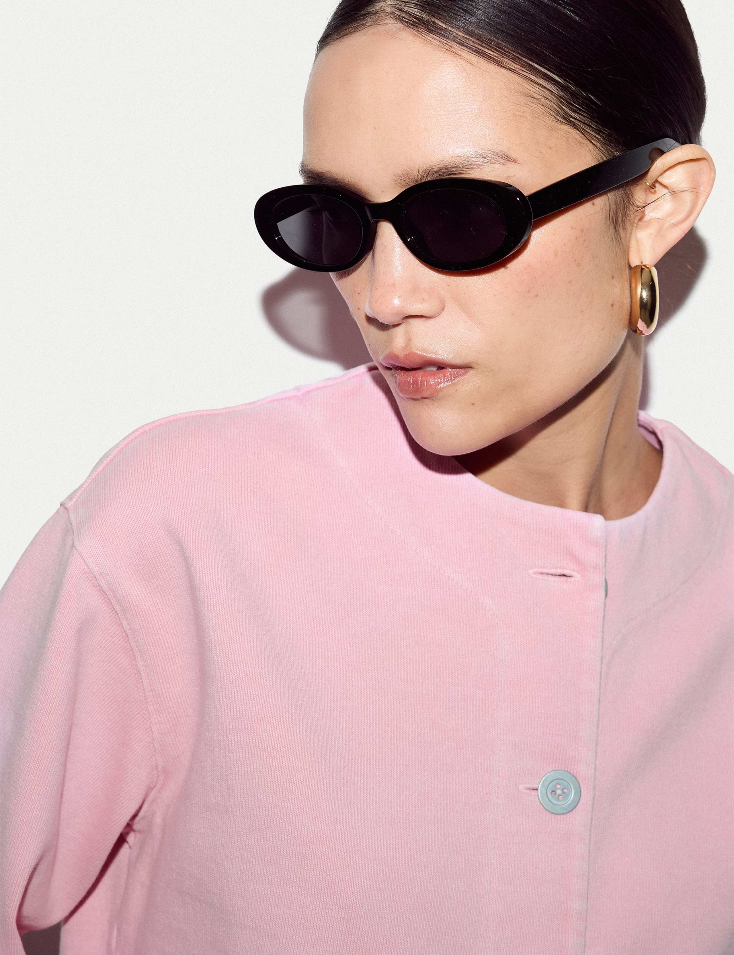 Pure Cotton Washed Jersey Jacket 4 of 5