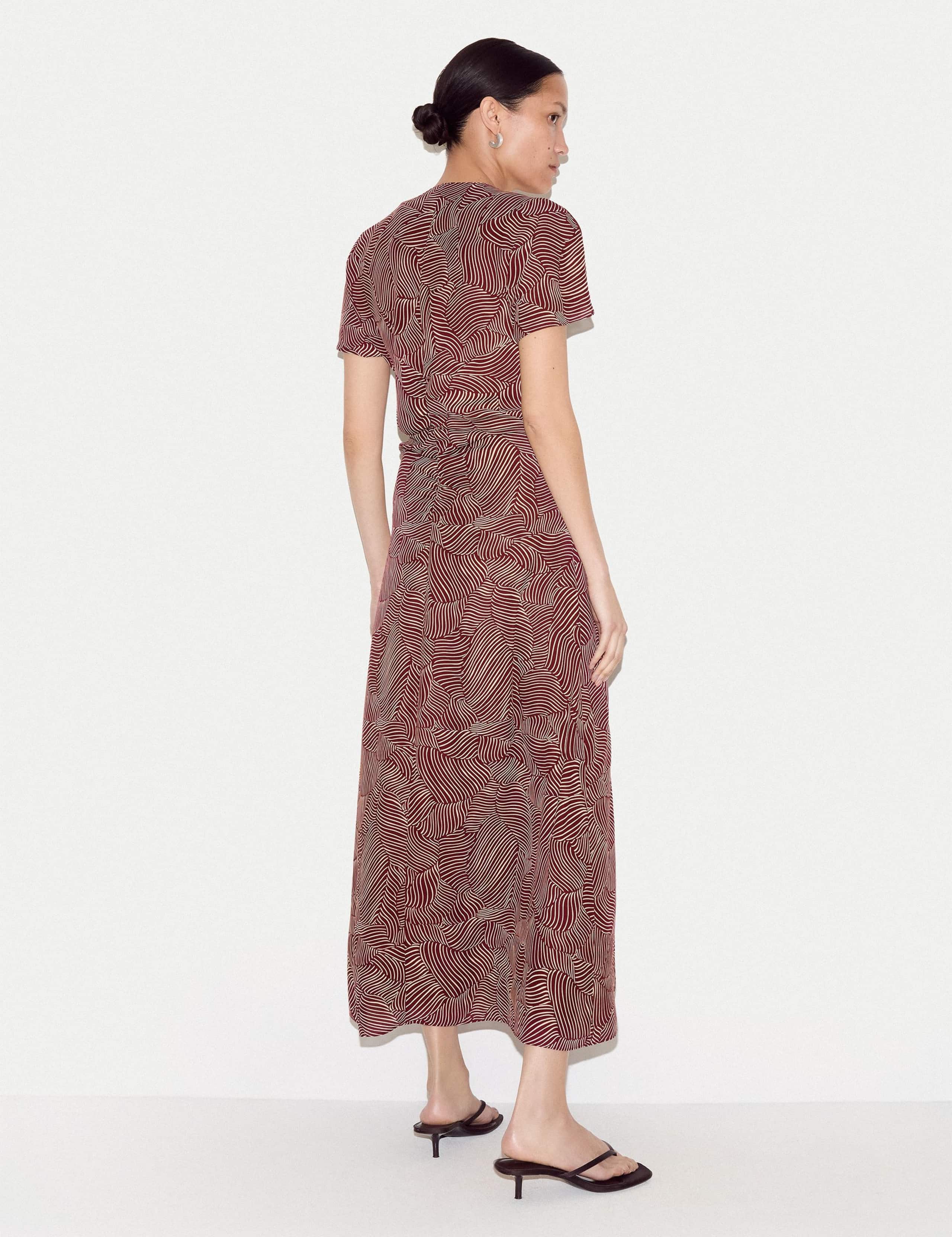 Crepe Printed Midaxi Tea Dress 5 of 6