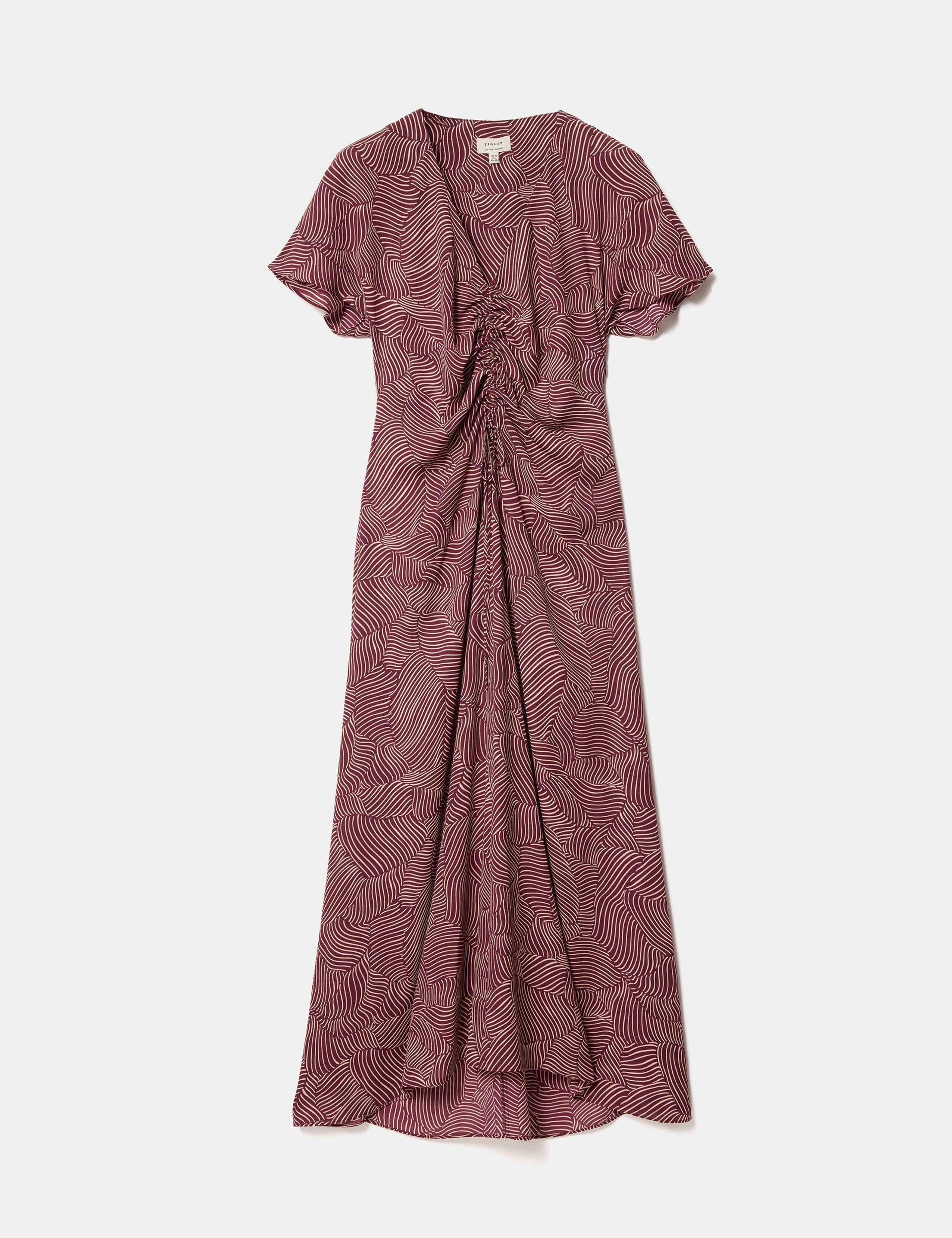 Crepe Printed Midaxi Tea Dress 2 of 6