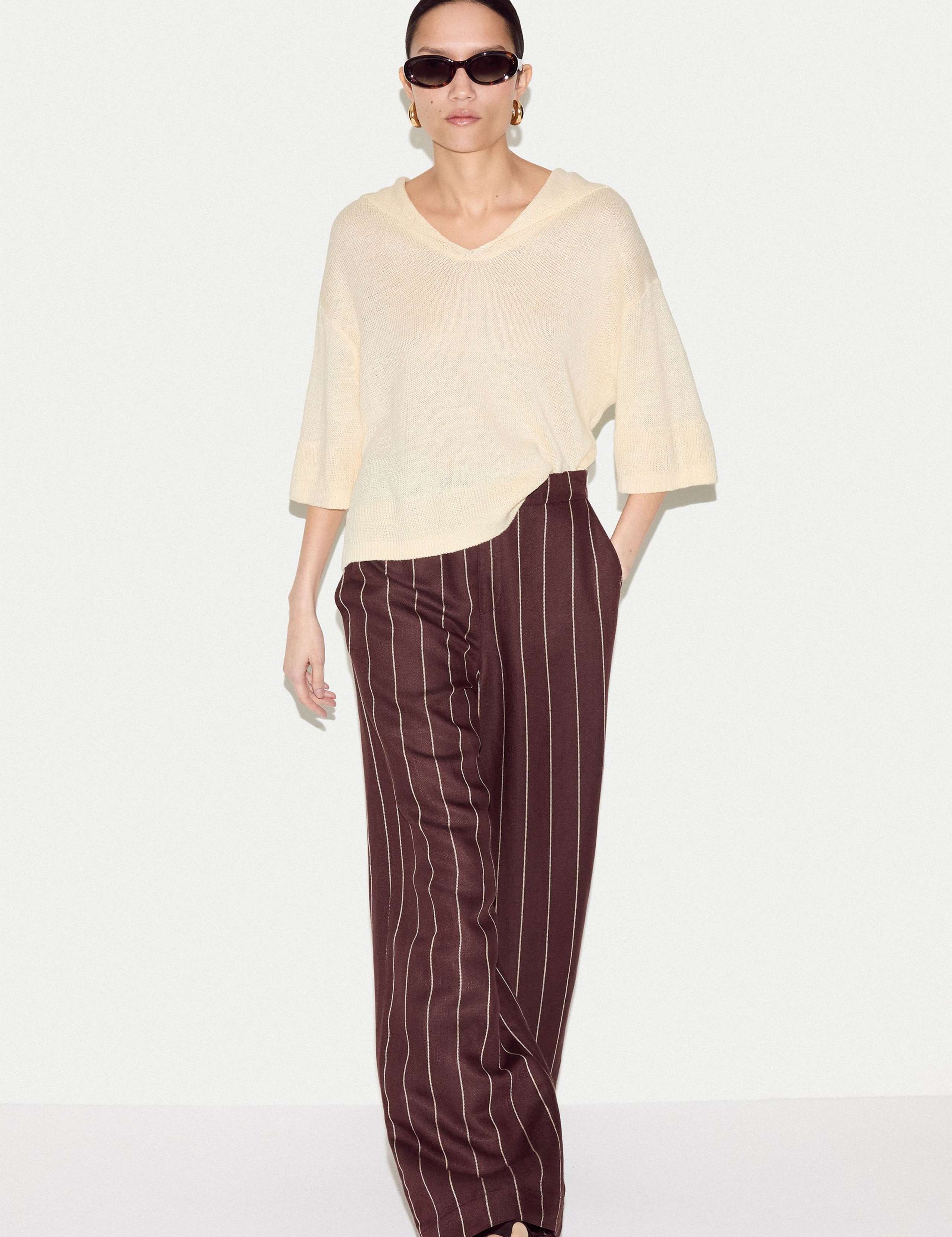 Pure Linen Sailor Jumper 3 of 6