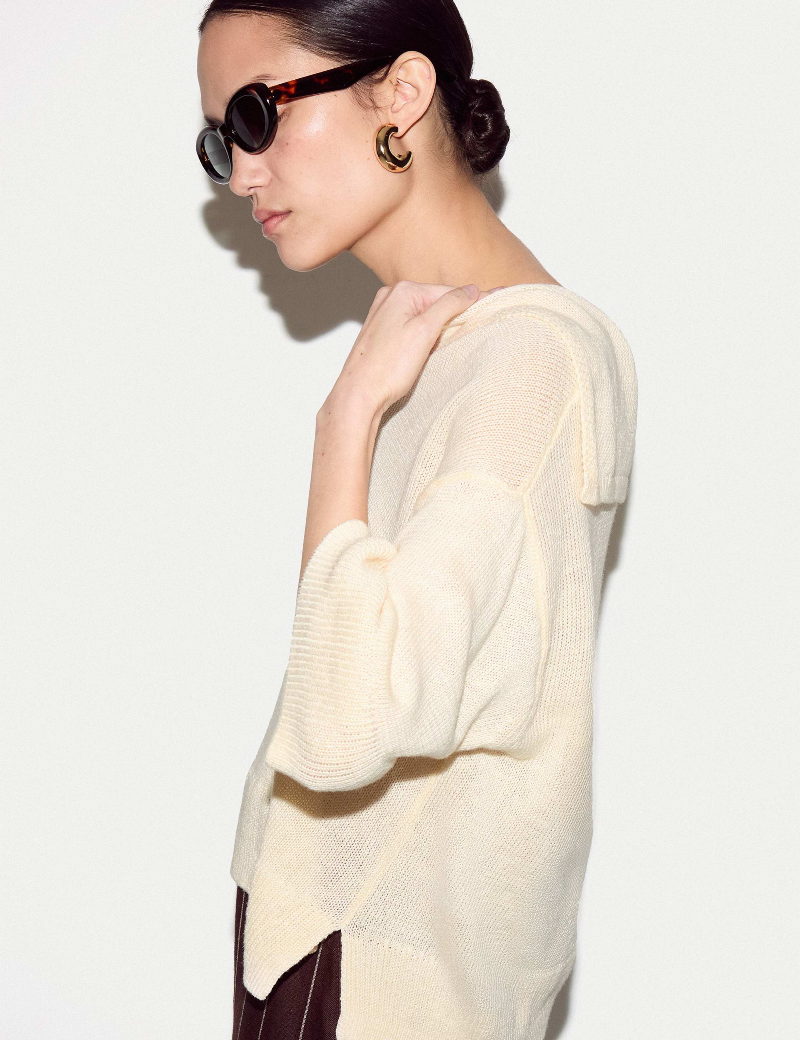 Pure Linen Sailor Jumper 5 of 6