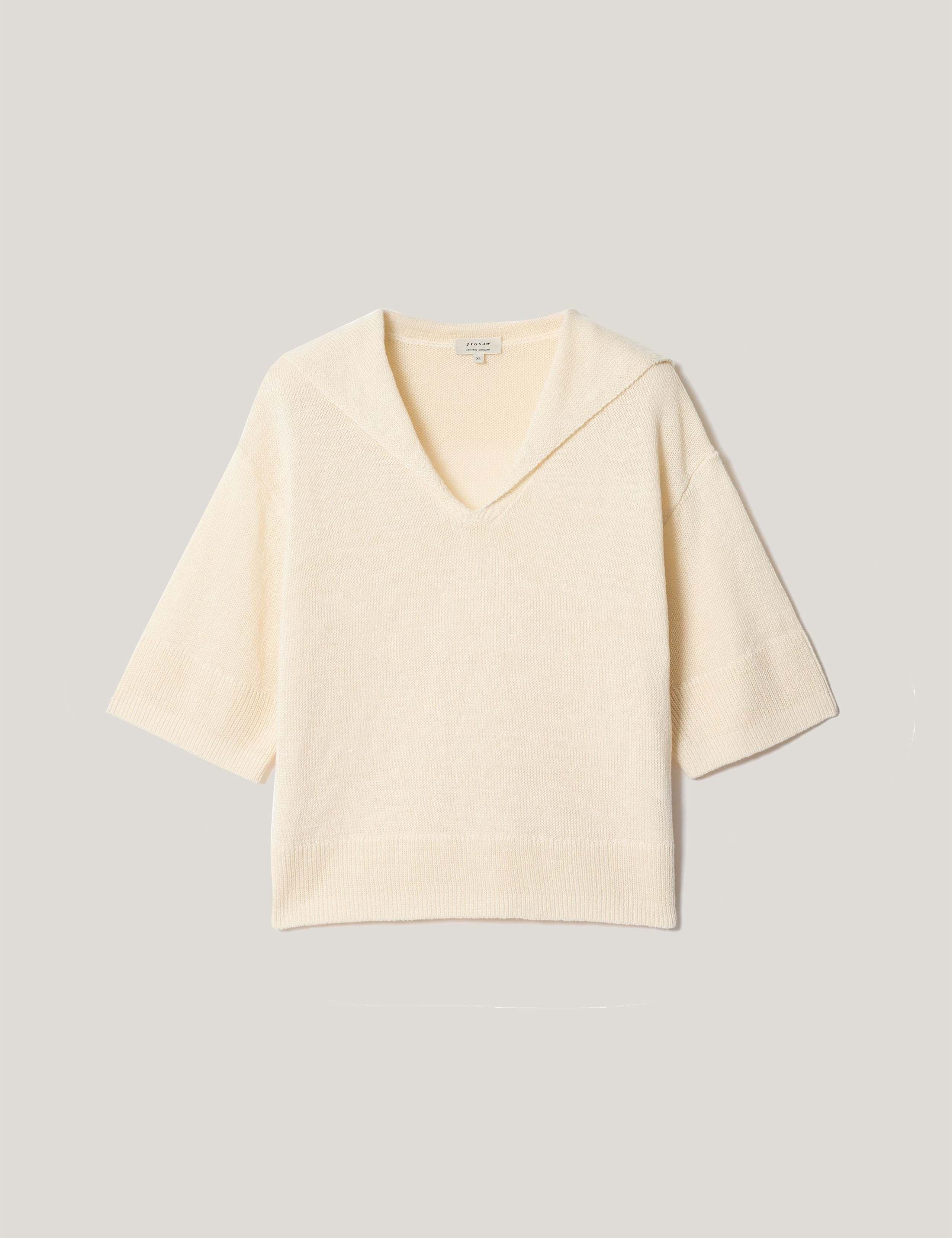 Pure Linen Sailor Jumper 2 of 6