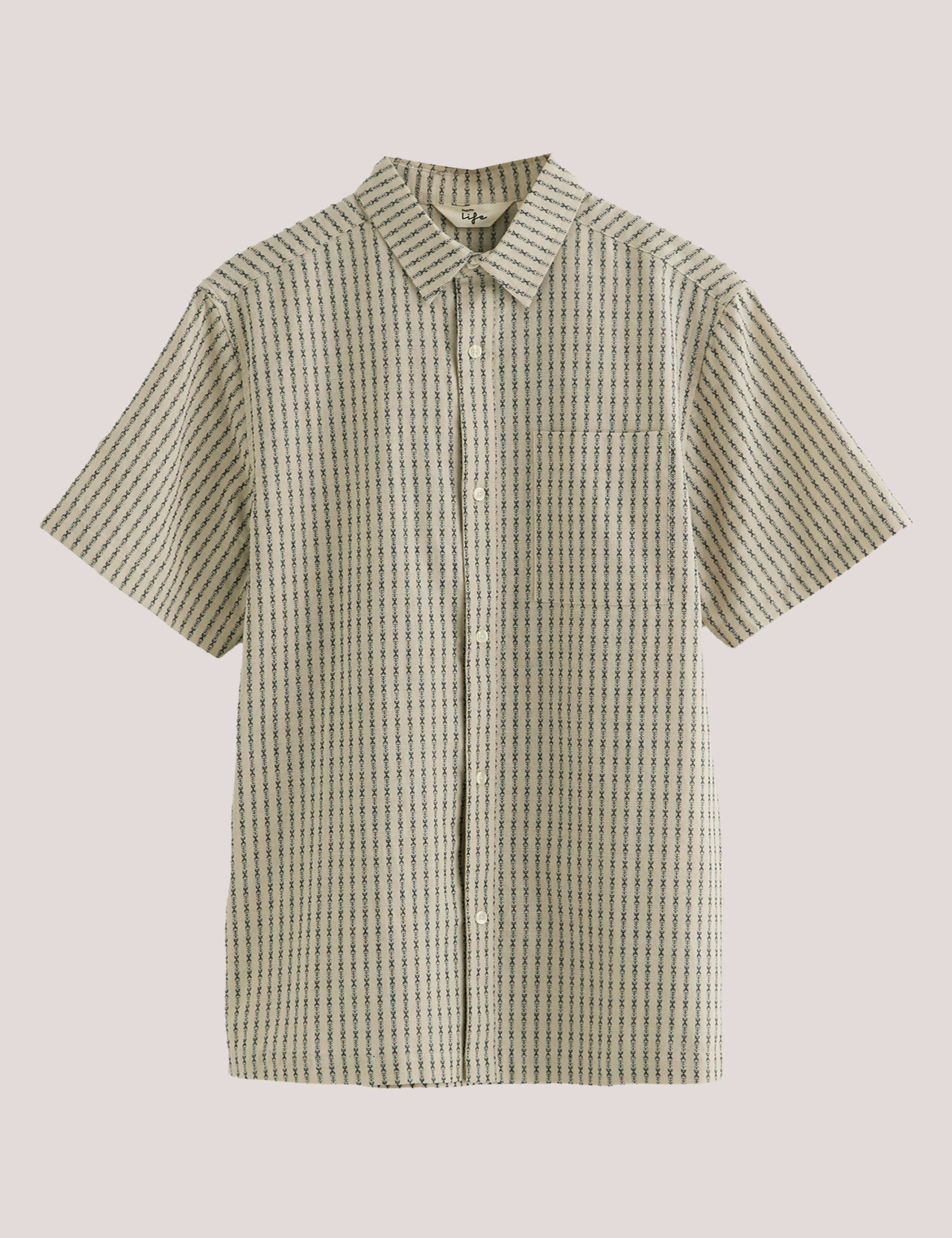 Camilo Relaxed Fit Cotton Rich Printed Shirt 2 of 6