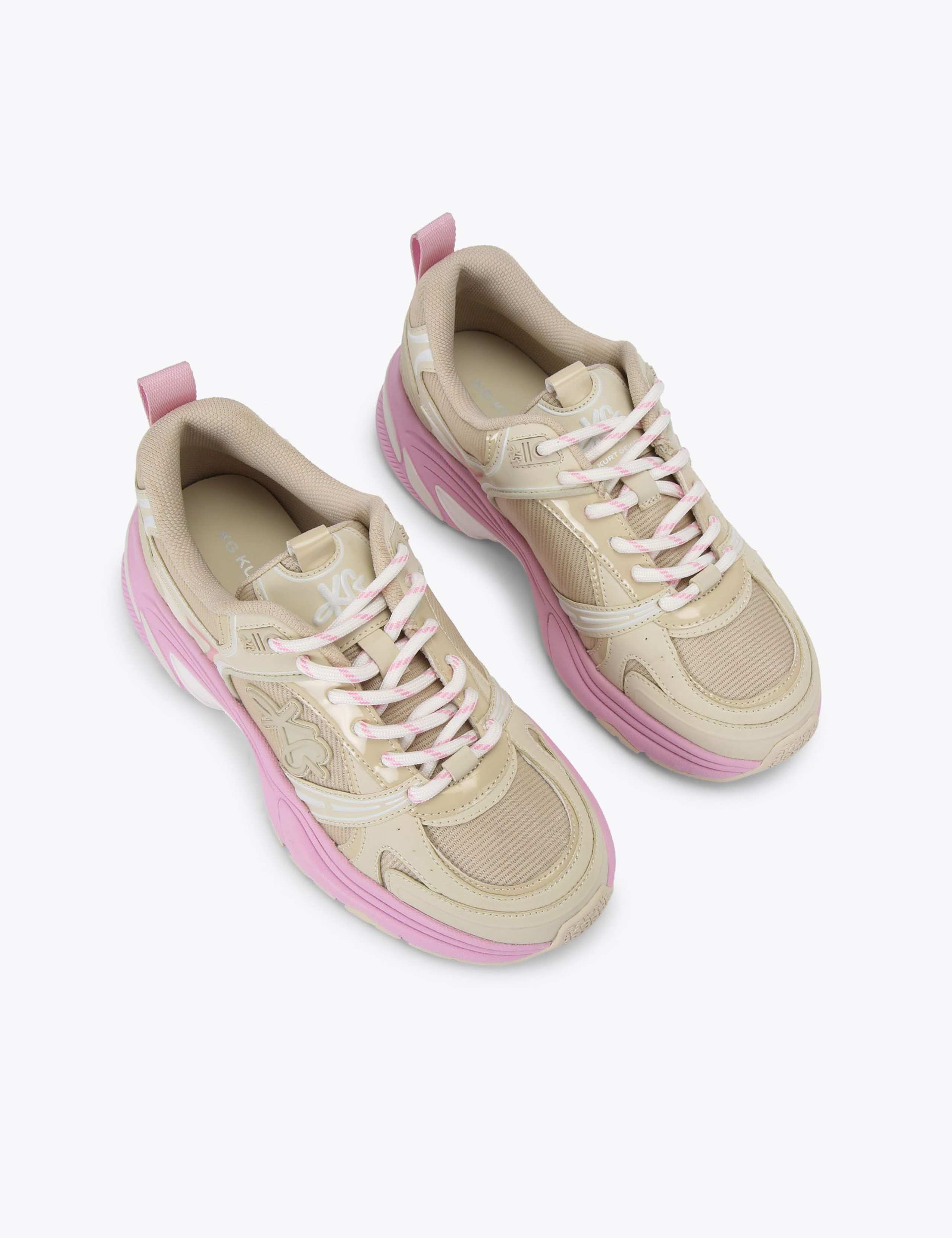 Lace Up Mesh Detail Trainers 3 of 5