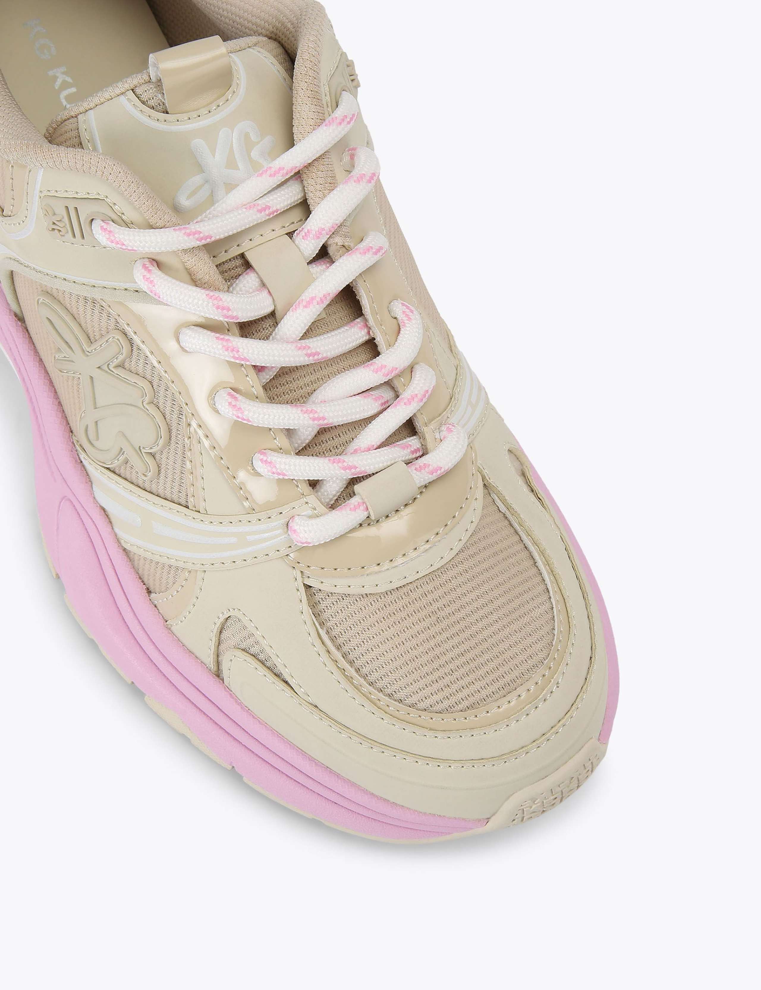 Lace Up Mesh Detail Trainers 4 of 5