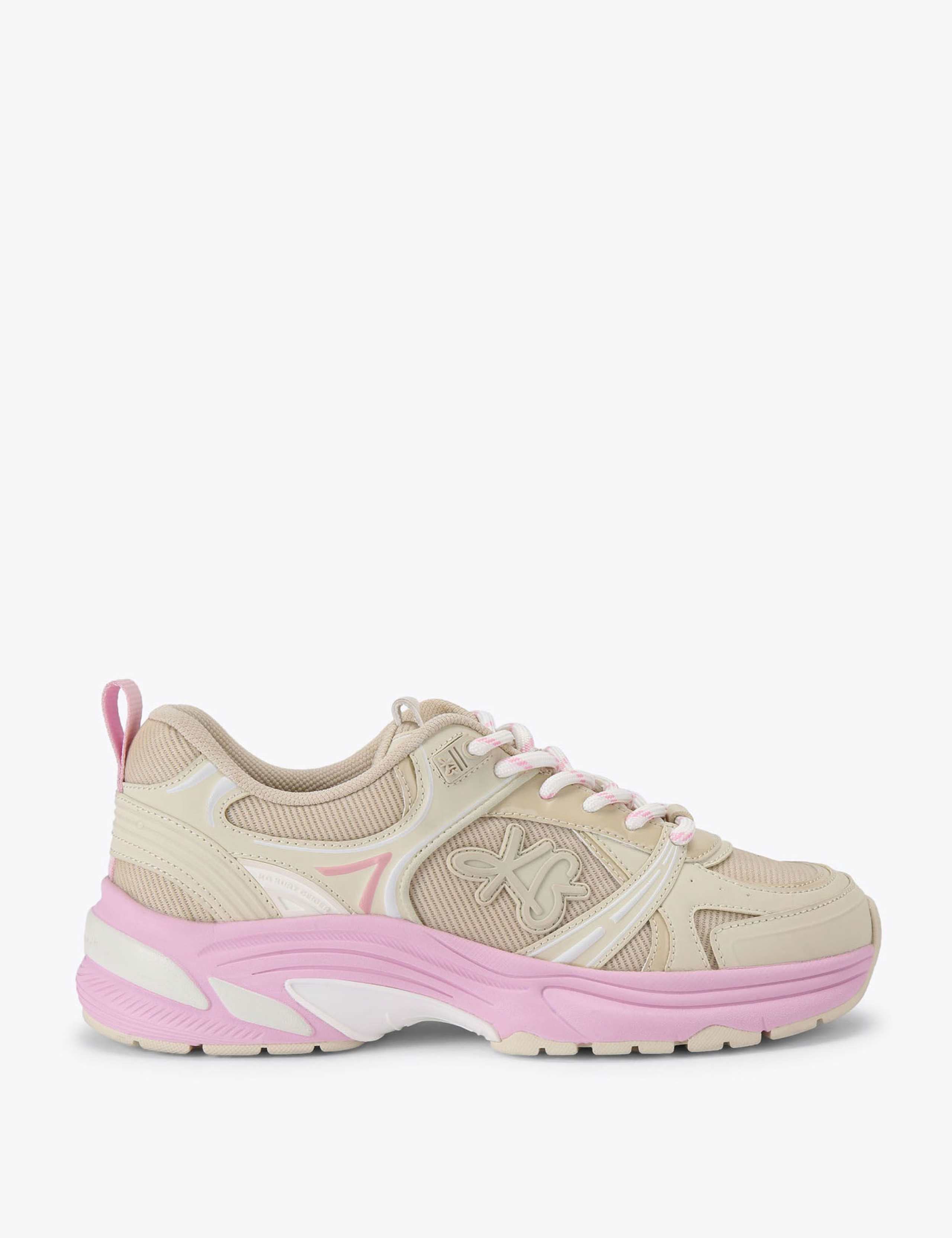 Lace Up Mesh Detail Trainers 2 of 5