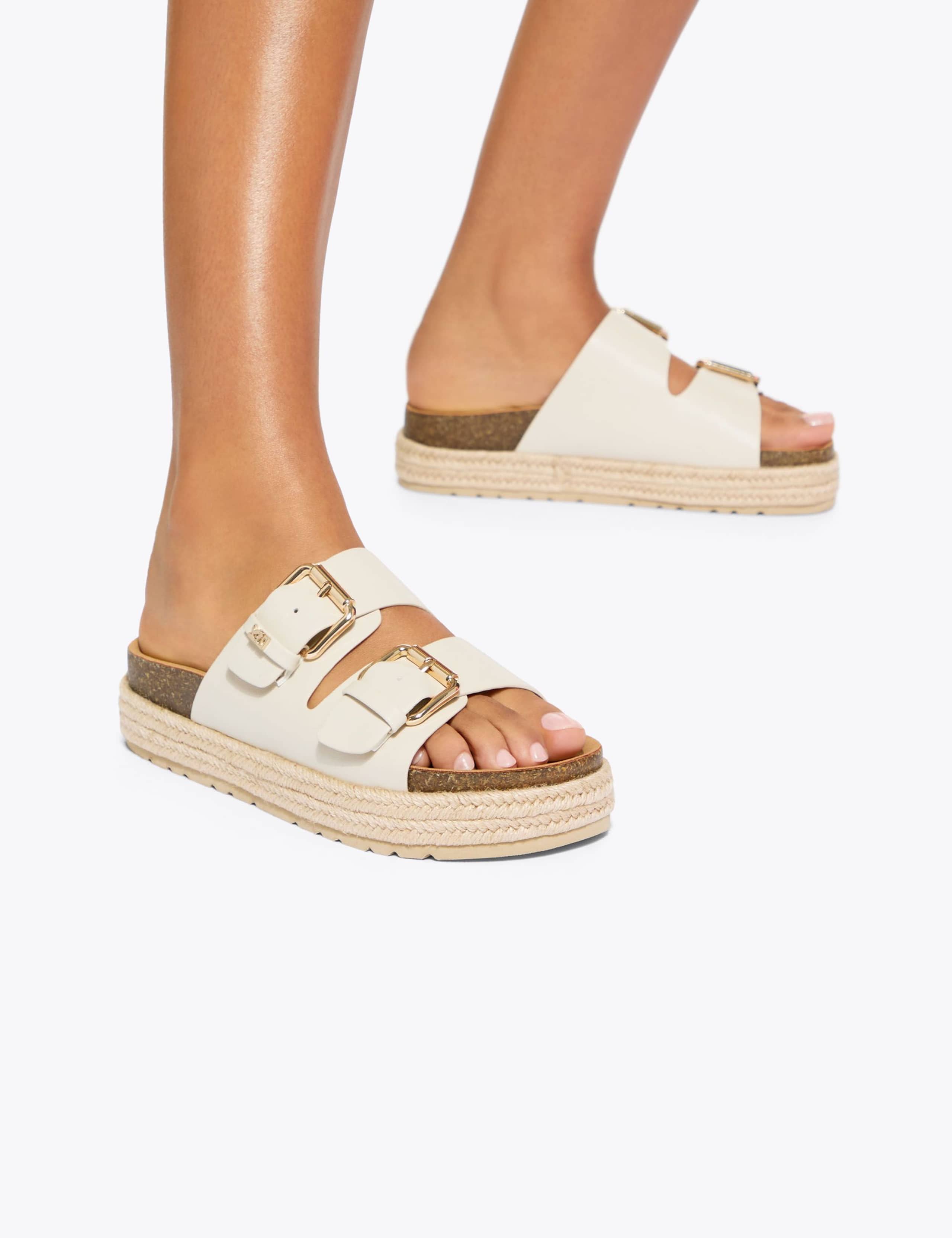 Buckle Flatform Sandals 1 of 5