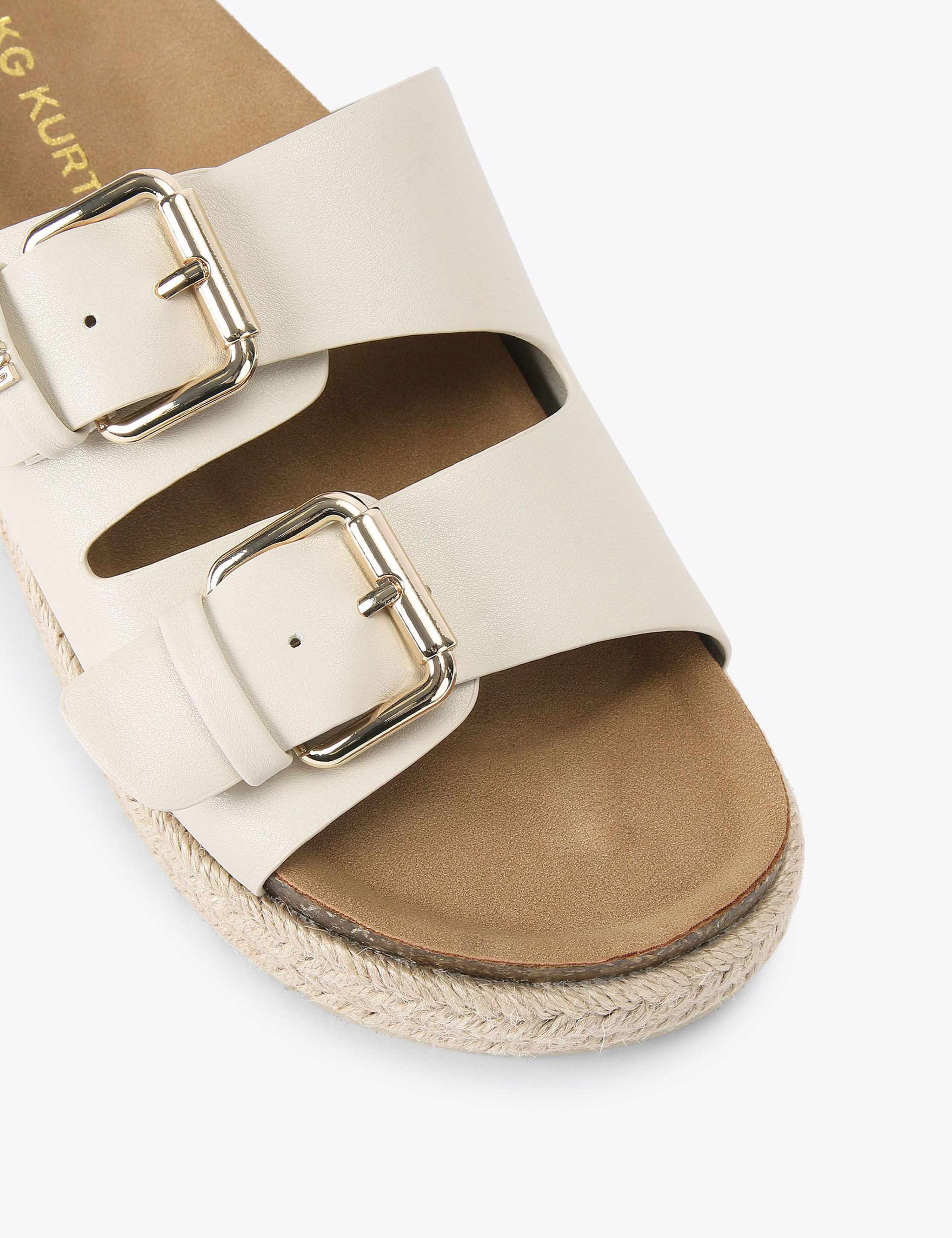 Buckle Flatform Sandals 3 of 5